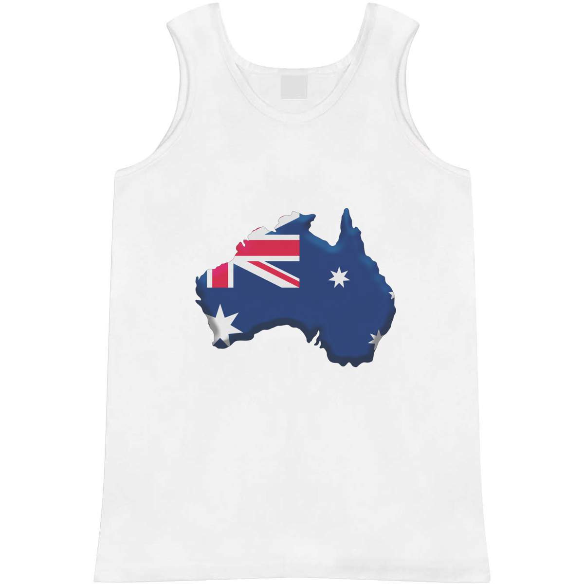 Medium 'Australia Country' Adult Vest / Tank Top (AV00095494)
