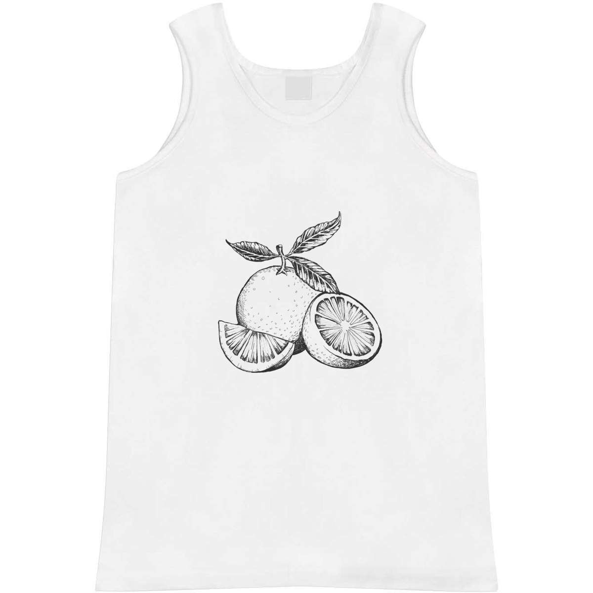 Medium 'Oranges' Adult Vest / Tank Top (AV00101942)