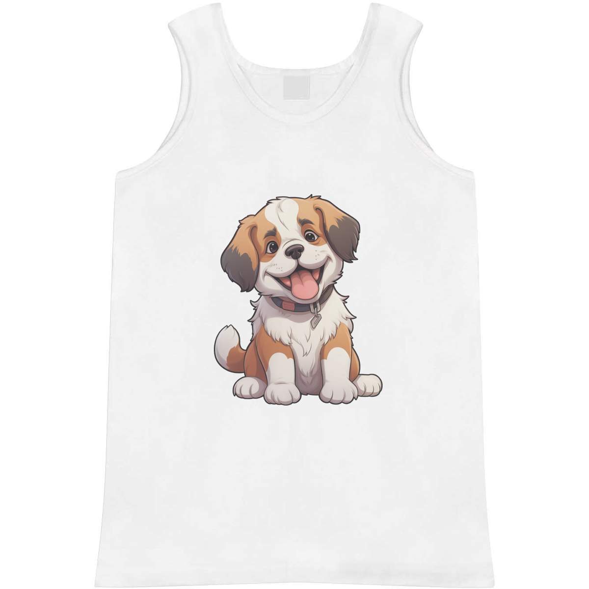 Medium 'Saint Bernard' Adult Vest / Tank Top (AV00112448)