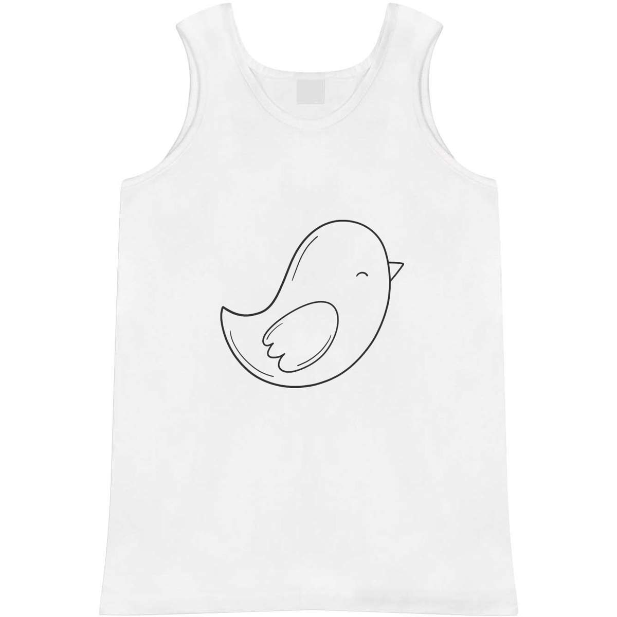 Medium 'Little Bird' Adult Vest / Tank Top (AV00113508)