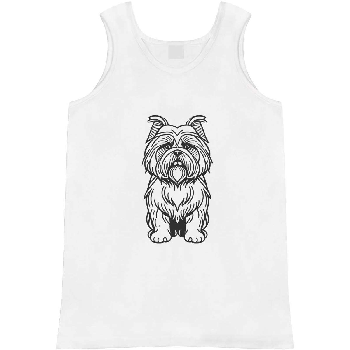 Medium 'Lhasa Apso Dog' Adult Vest / Tank Top (AV00116580)
