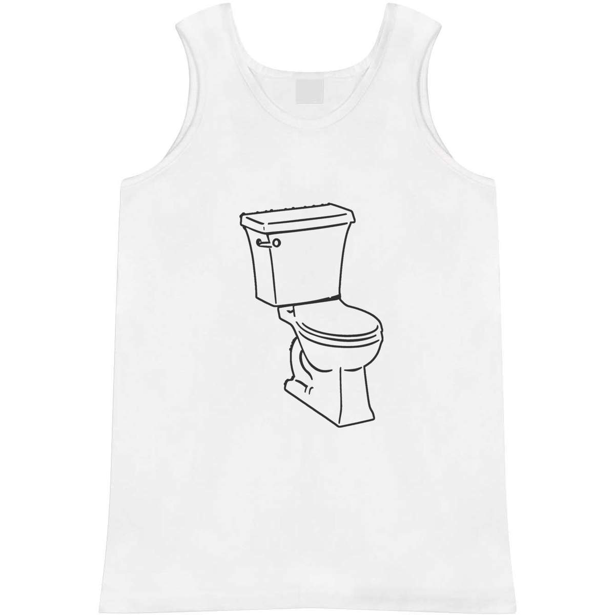 Medium 'Toilet & Cistern' Adult Vest / Tank Top (AV00117724)