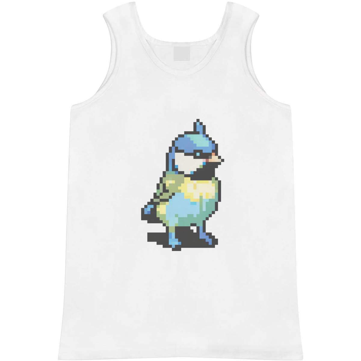 Medium 'Blue Bird Pixel Art' Adult Vest / Tank Top (AV00118136)