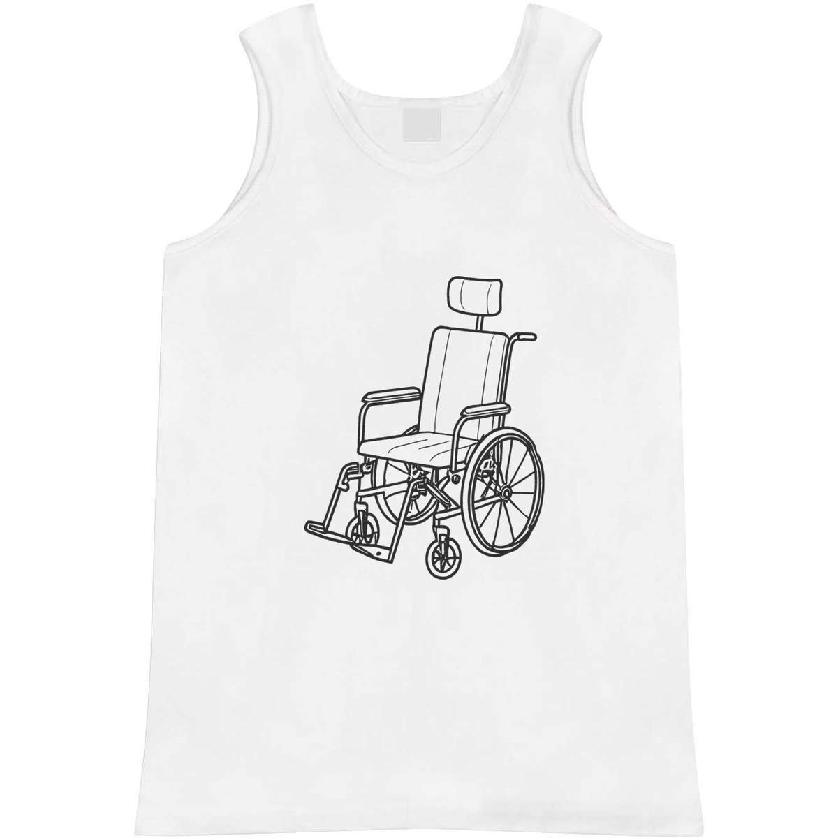 Medium 'Wheelchair' Adult Vest / Tank Top (AV00119692)