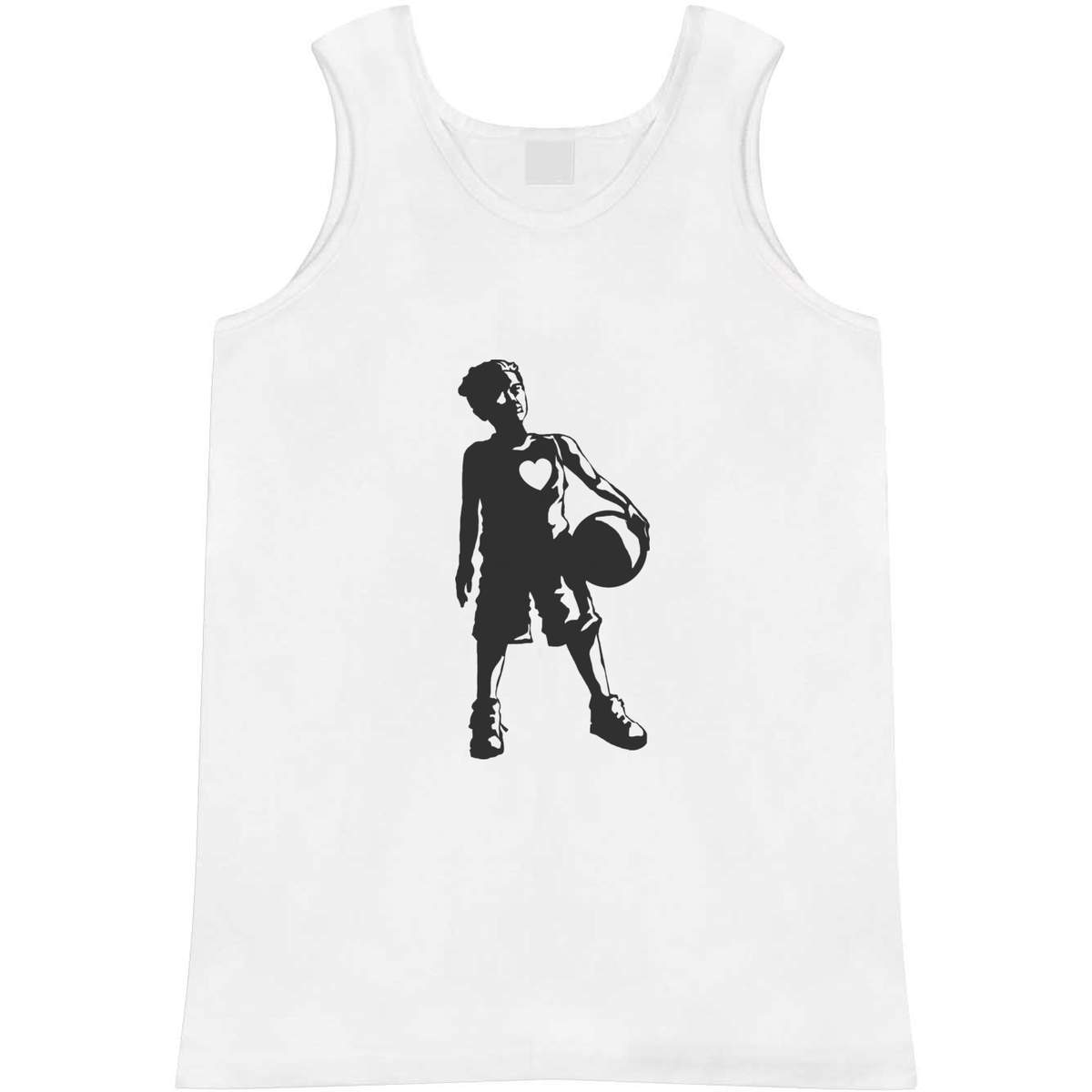 Medium 'Basket Ball Boy' Adult Vest / Tank Top (AV00119896)