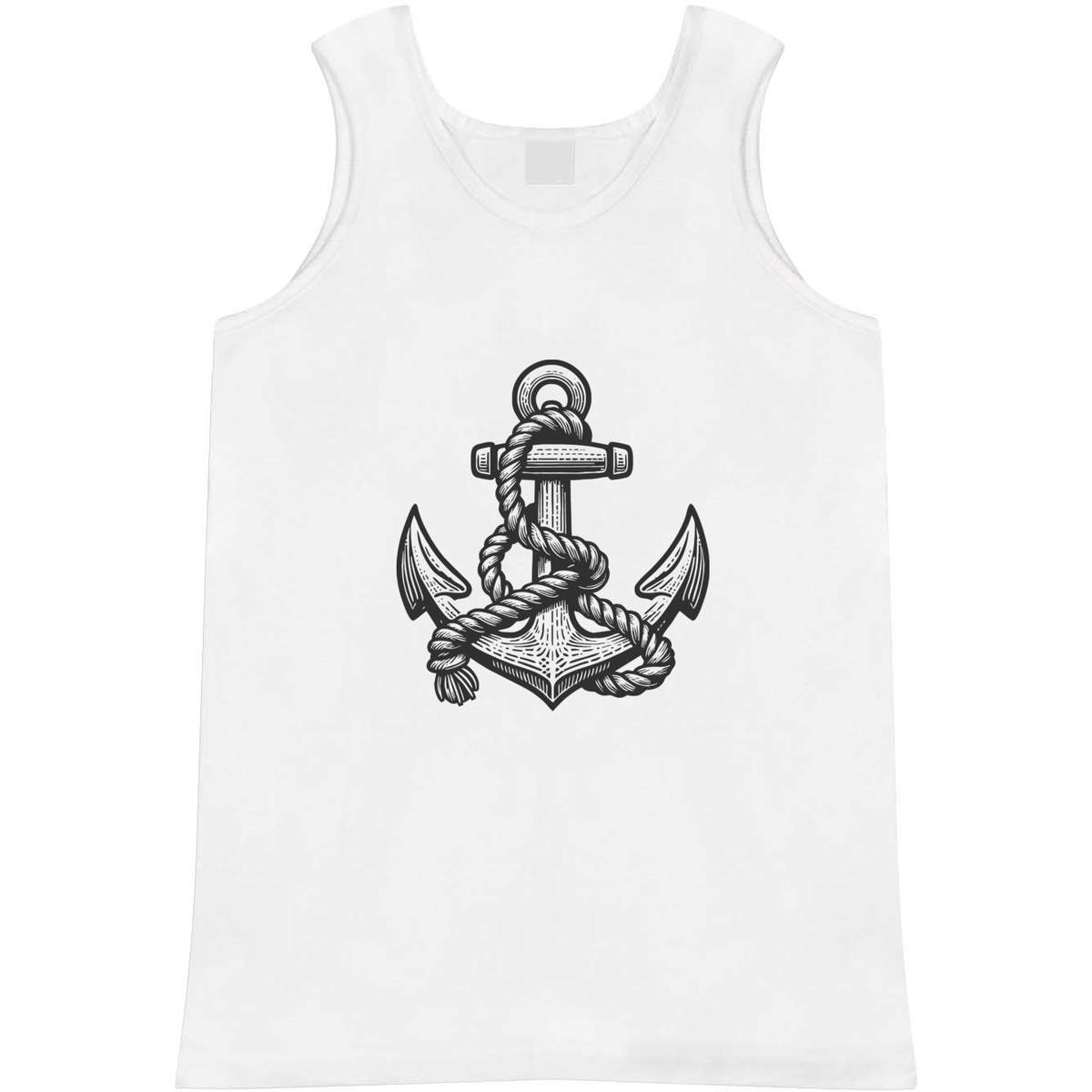 Medium 'Anchor and Rope' Adult Vest / Tank Top (AV00121348)