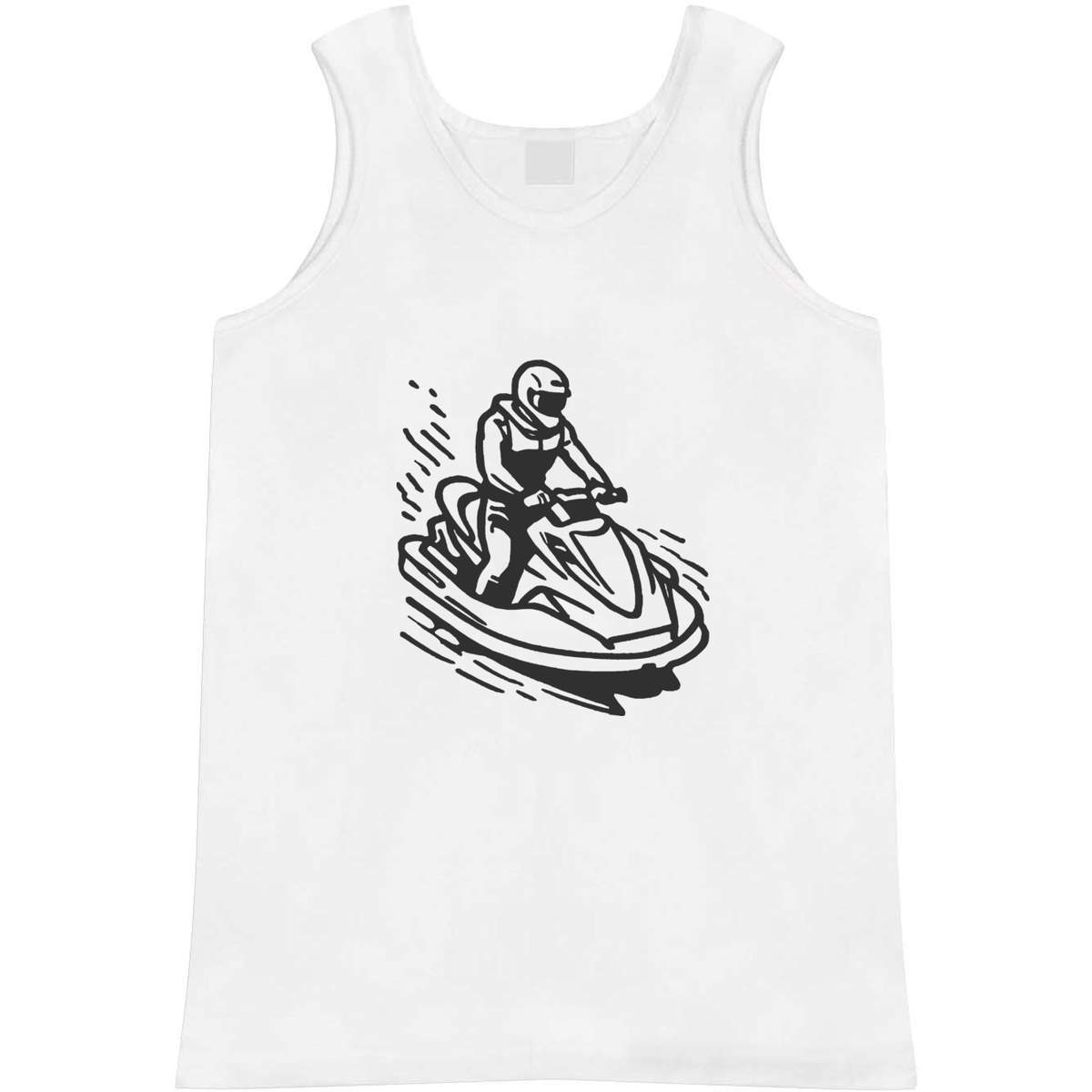 Medium 'Jet Ski Man' Adult Vest / Tank Top (AV00123136)