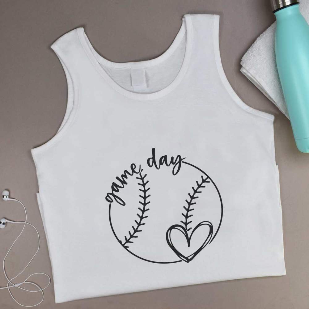 'Baseball Game Day' Adult Vest / Tank Top (AV046613) - Bild 6 von 10
