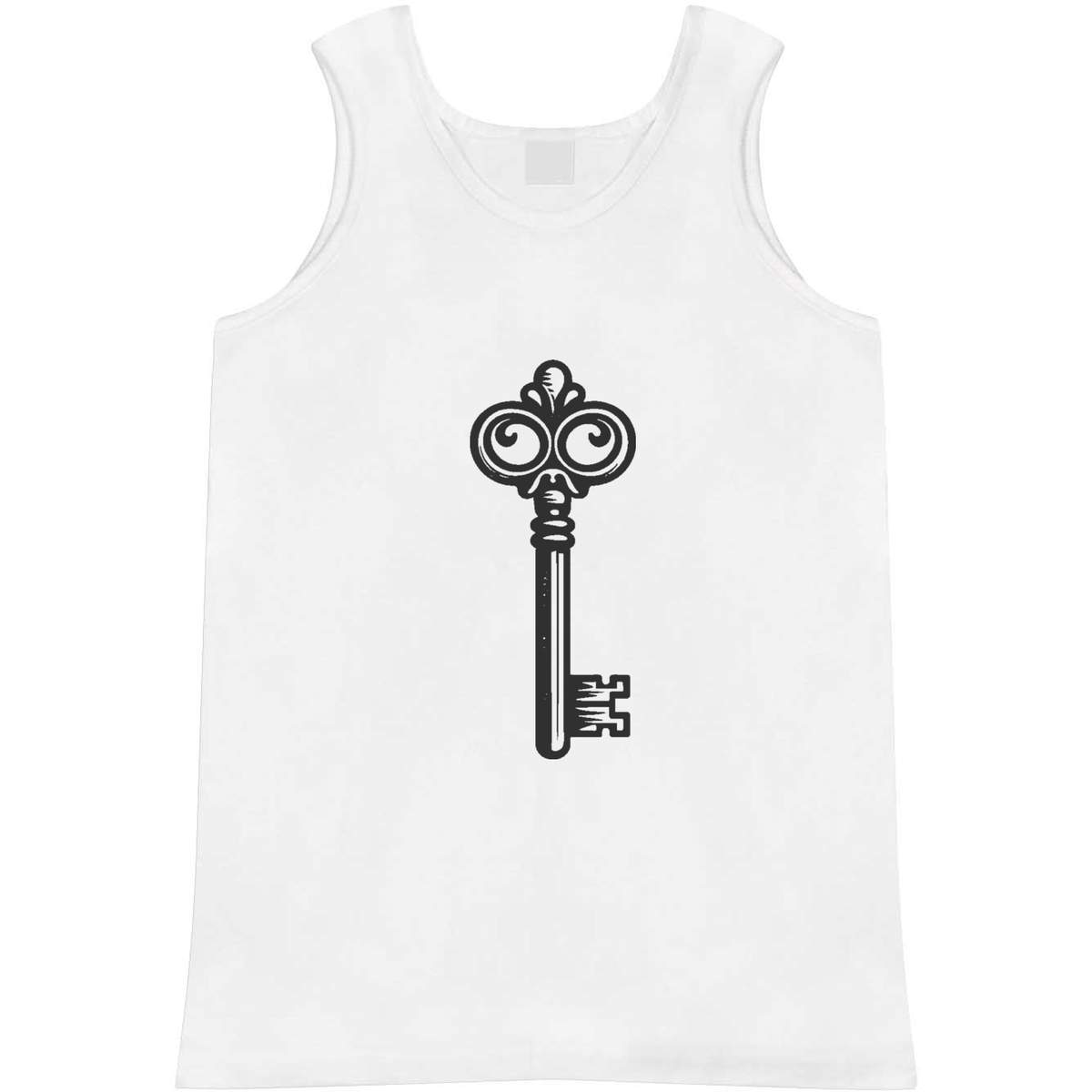 Medium 'Antique Vintage Key' Adult Vest / Tank Top (AV00126476)