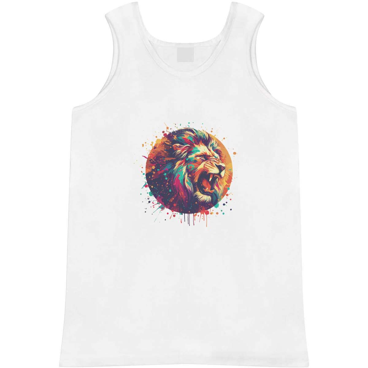 Medium 'Roaring Lion' Adult Vest / Tank Top (AV00128248)
