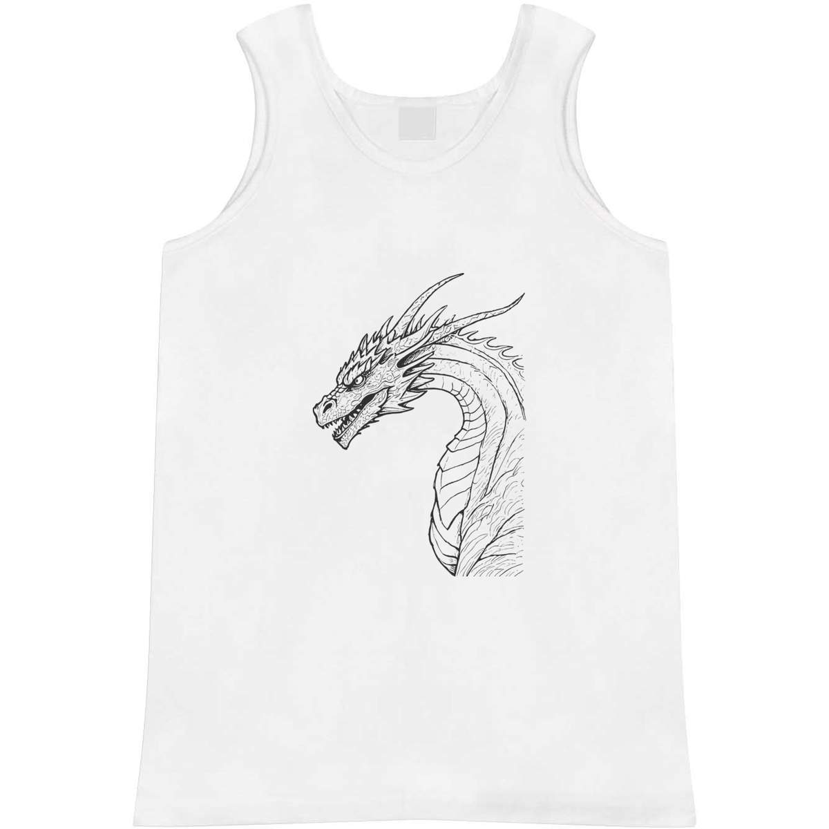Medium 'Lair Guarding Dragon' Adult Vest / Tank Top (AV00130776)