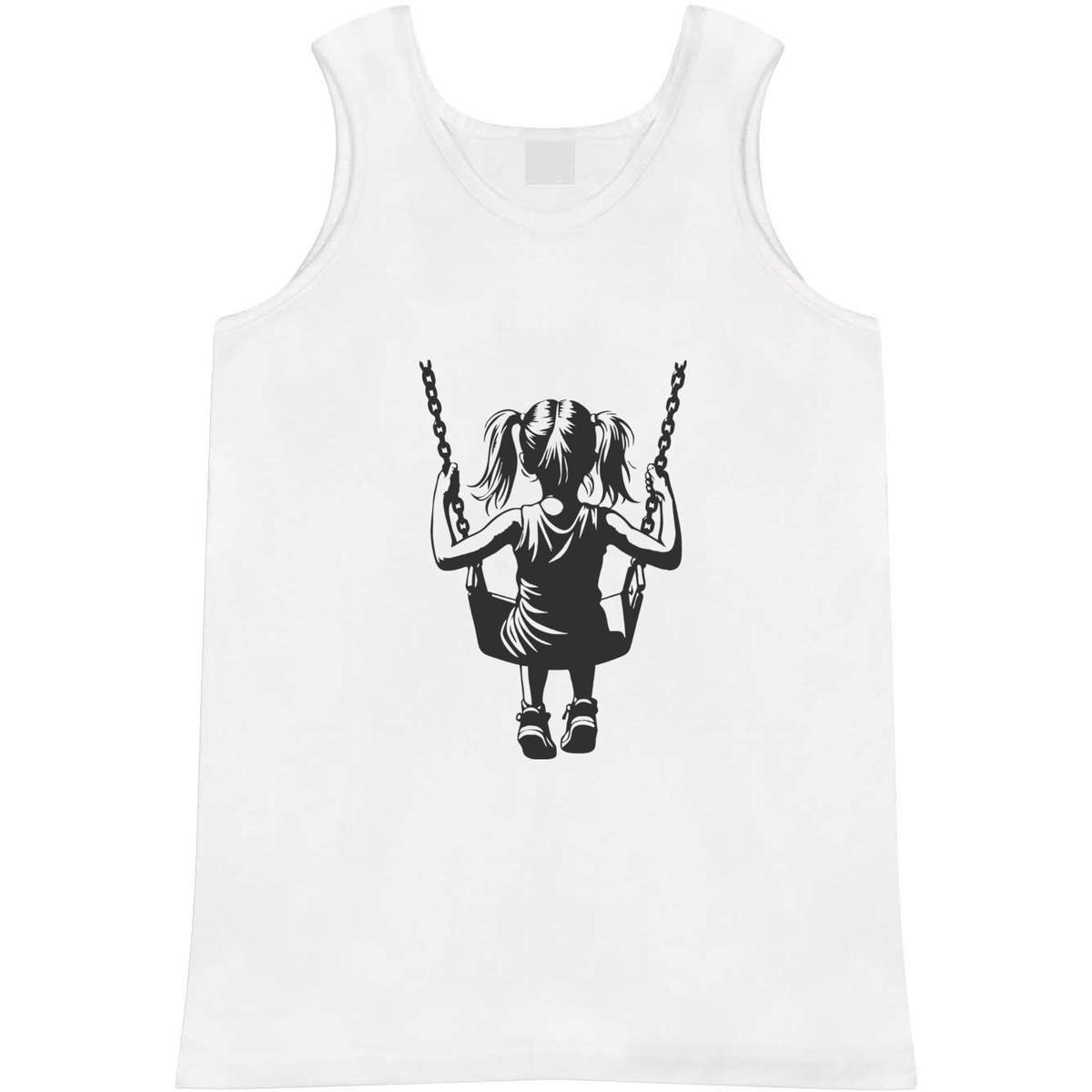 Medium 'Girl On A Swing' Adult Vest / Tank Top (AV00131300)