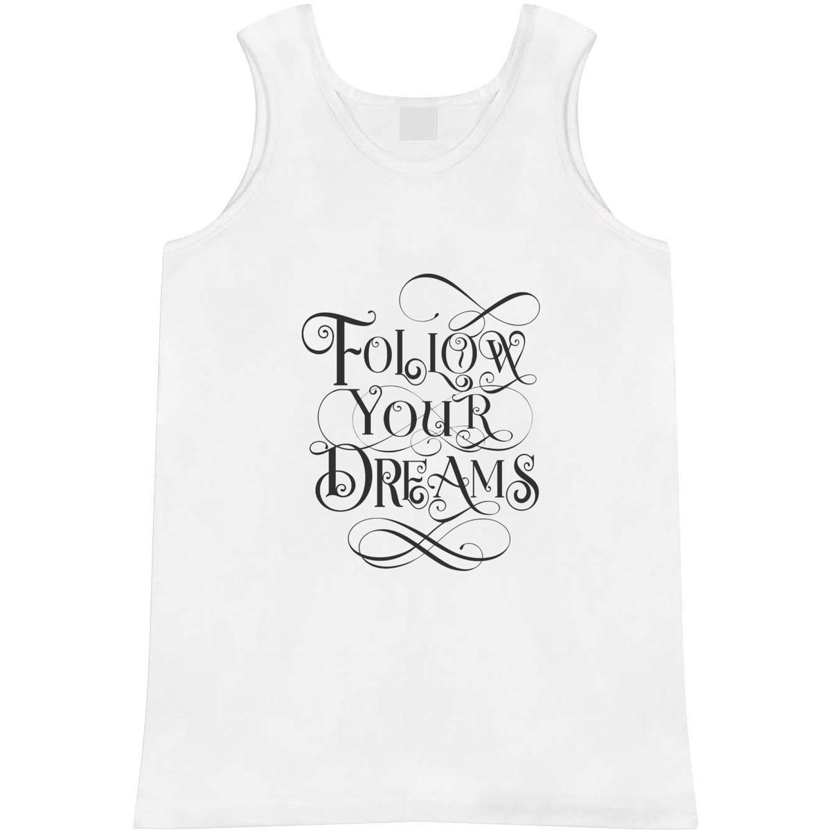 Medium 'Follow Your Dreams' Adult Vest / Tank Top (AV00131932)