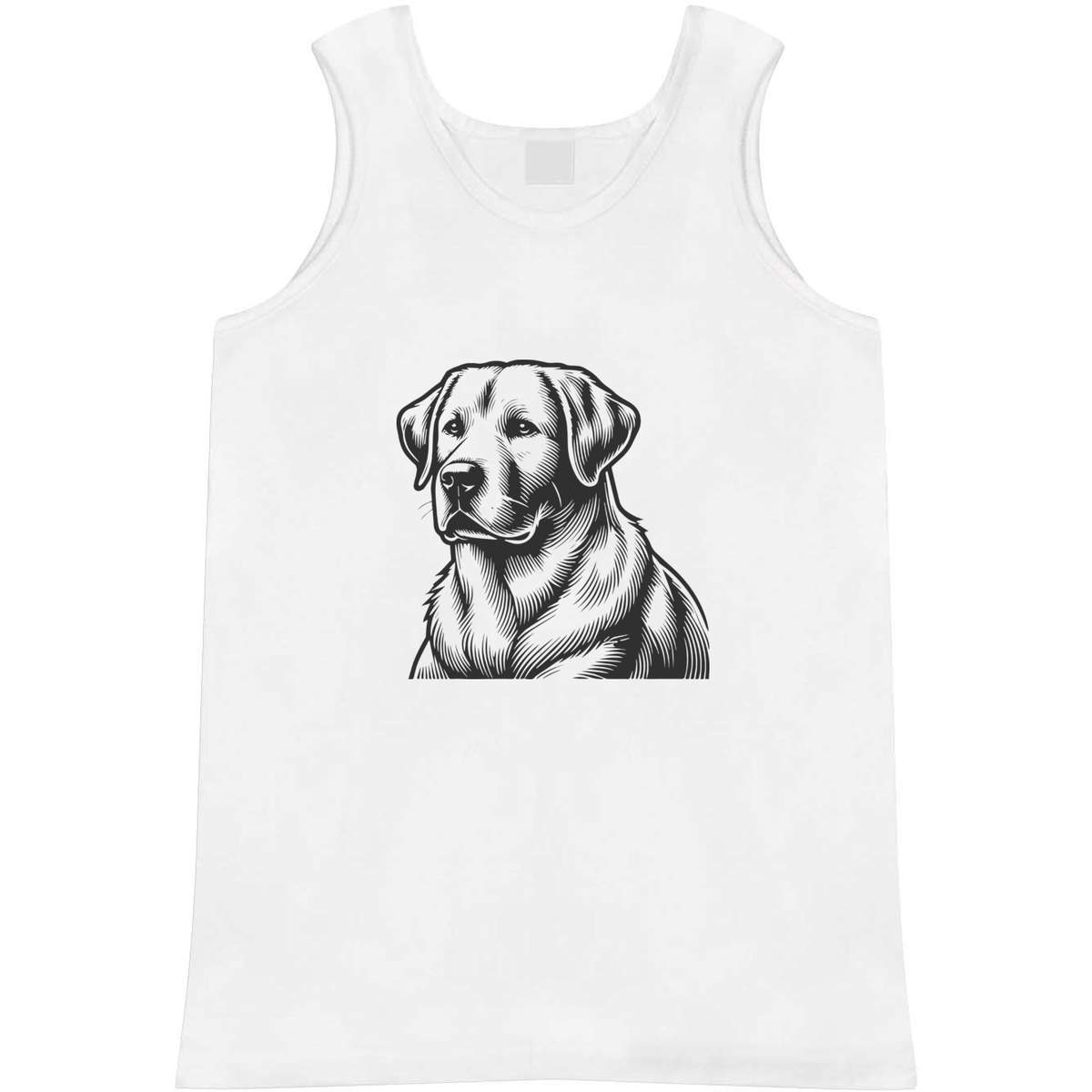 Medium 'Labrador Retriever' Adult Vest / Tank Top (AV00132332)
