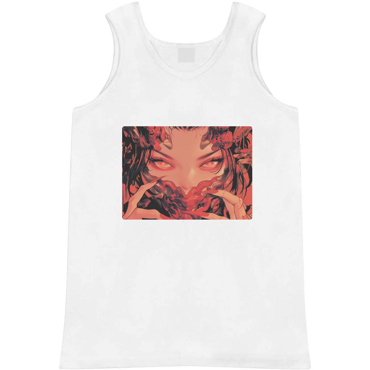 Medium 'Geisha Oni Anime Manga Girl Japanese' Adult Vest / Tank Top (AV00133788)