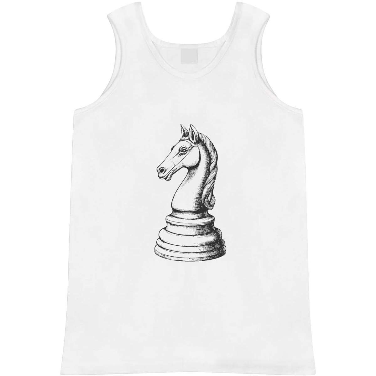 Medium 'Chess Knight Piece' Adult Vest / Tank Top (AV00134072)