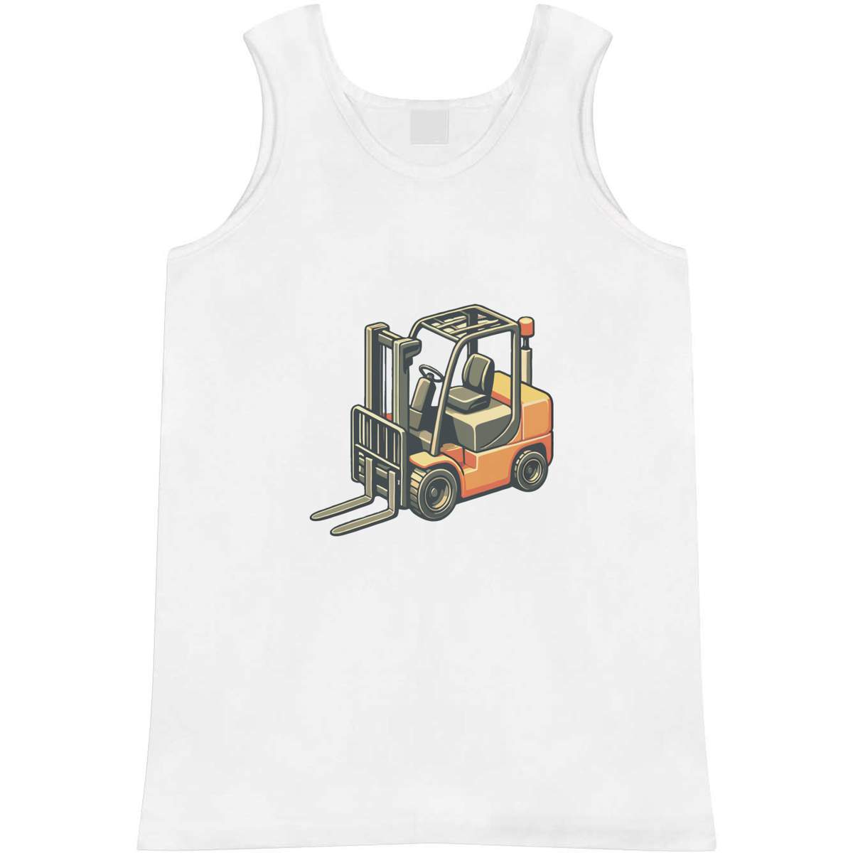 Medium 'Fork Lift Truck' Adult Vest / Tank Top (AV00143308)