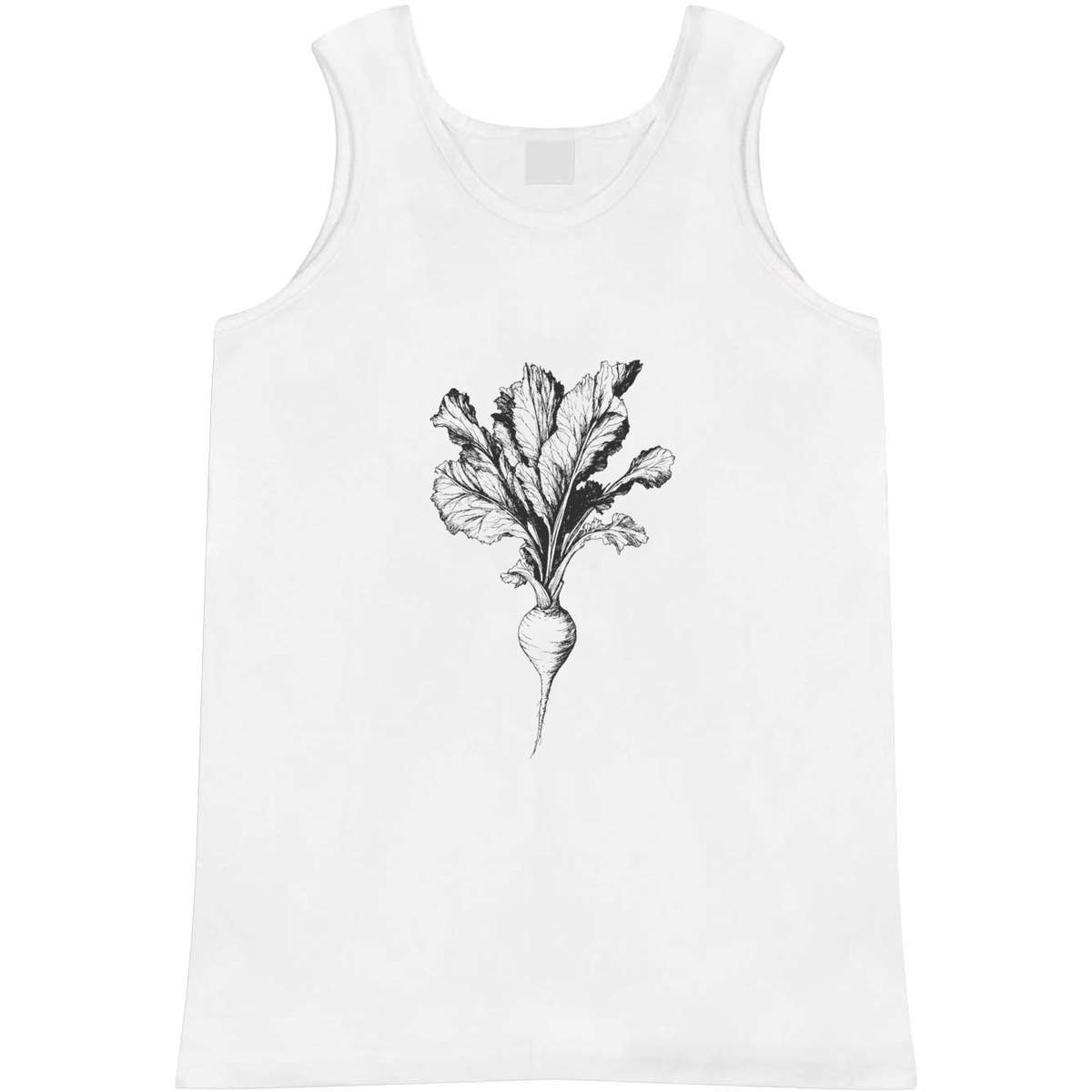 Medium 'Beetroot Plant' Adult Vest / Tank Top (AV00143692)