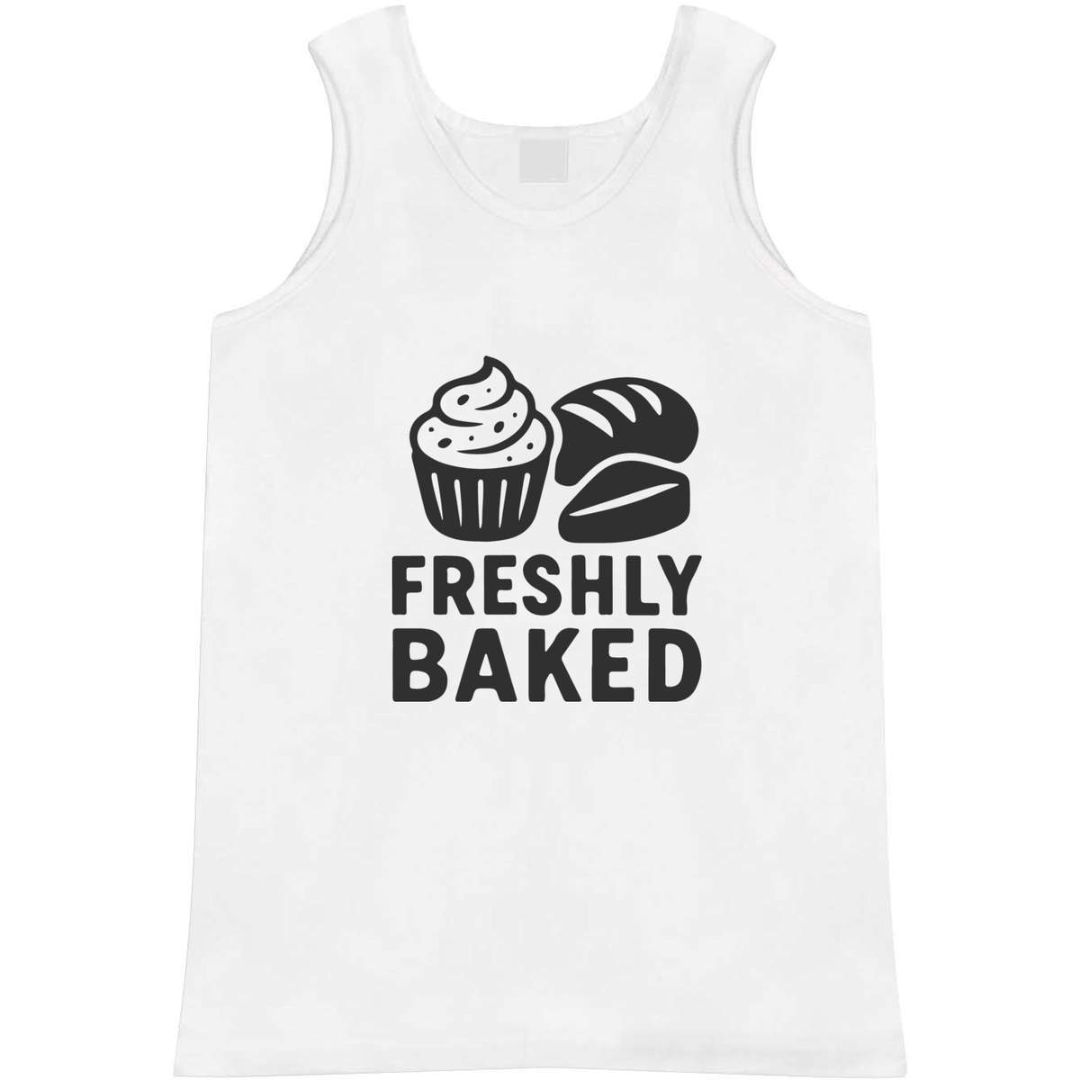Medium 'Freshly Baked Goods' Adult Vest / Tank Top (AV00157964)