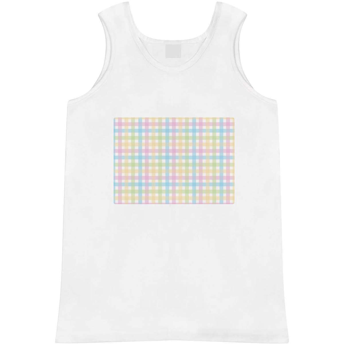 Medium 'Check Pattern' Adult Vest / Tank Top (AV00172892)