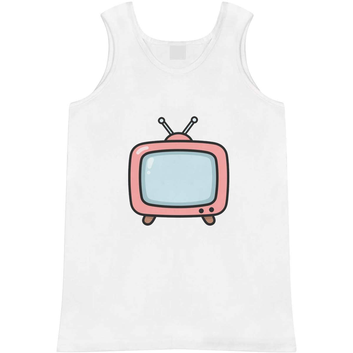 Medium 'Cartoon Television' Adult Vest / Tank Top (AV00175556)