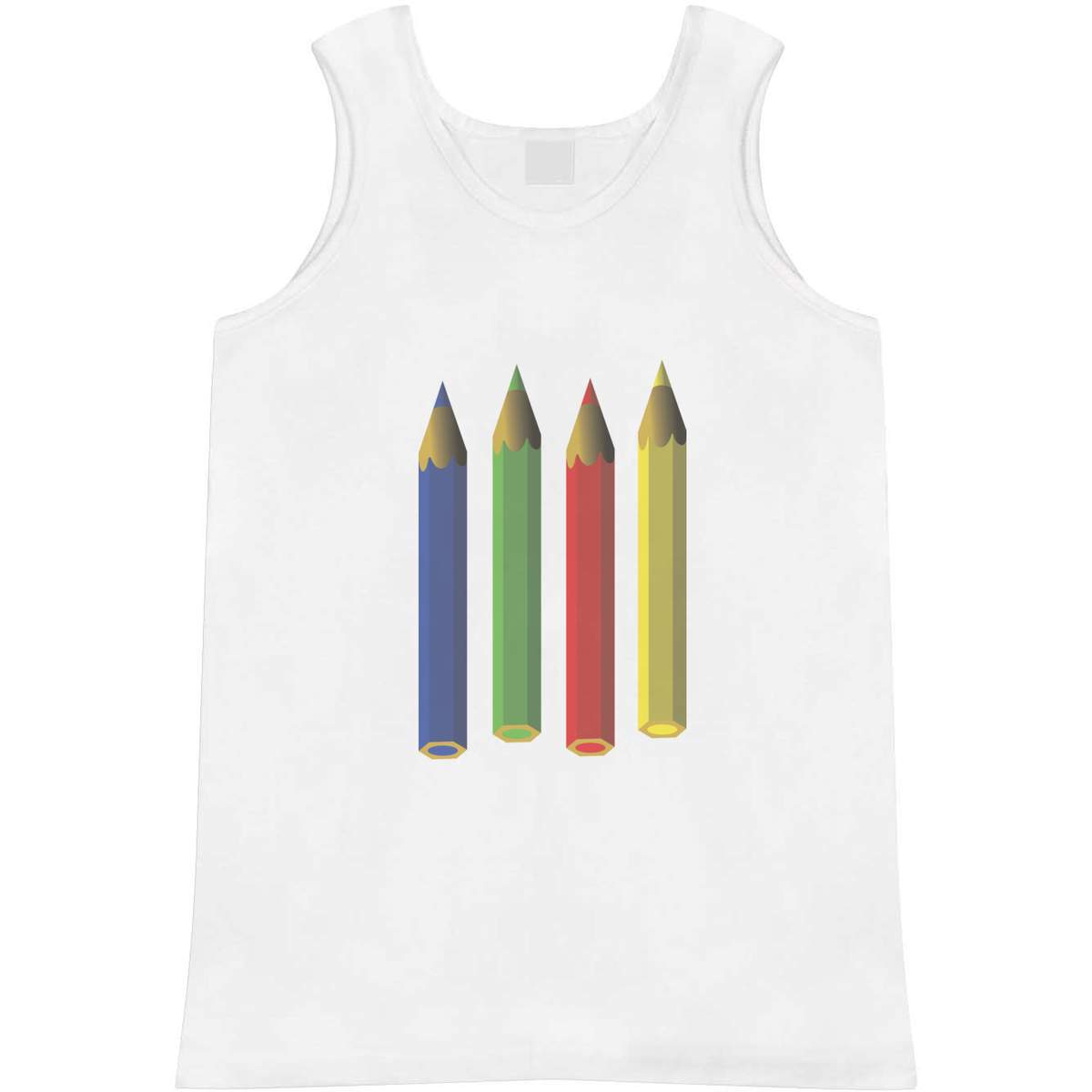 Medium 'Colorful Pencils' Adult Vest / Tank Top (AV00178732)