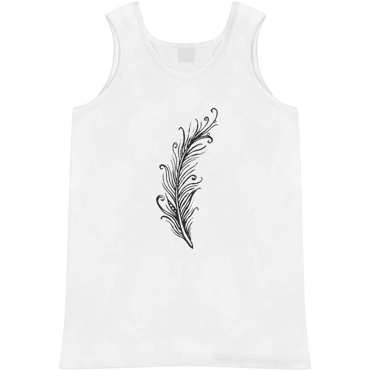 Small 'Soft Feather' Adult Vest / Tank Top (AV00000105)