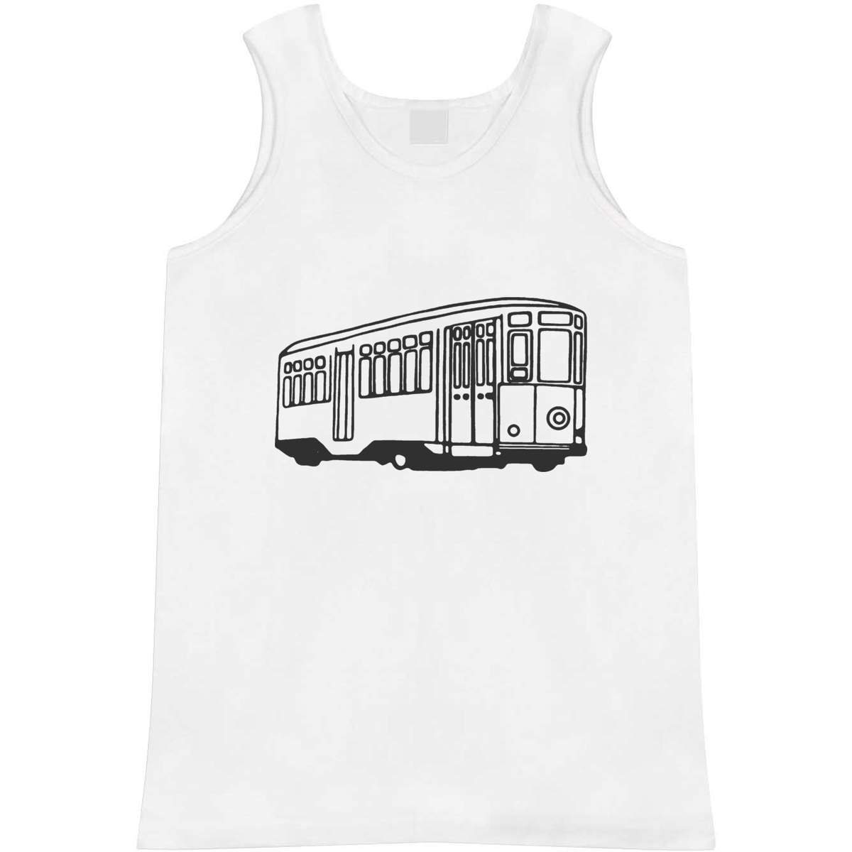 Small 'Tram Vehicle' Adult Vest / Tank Top (AV00005465)
