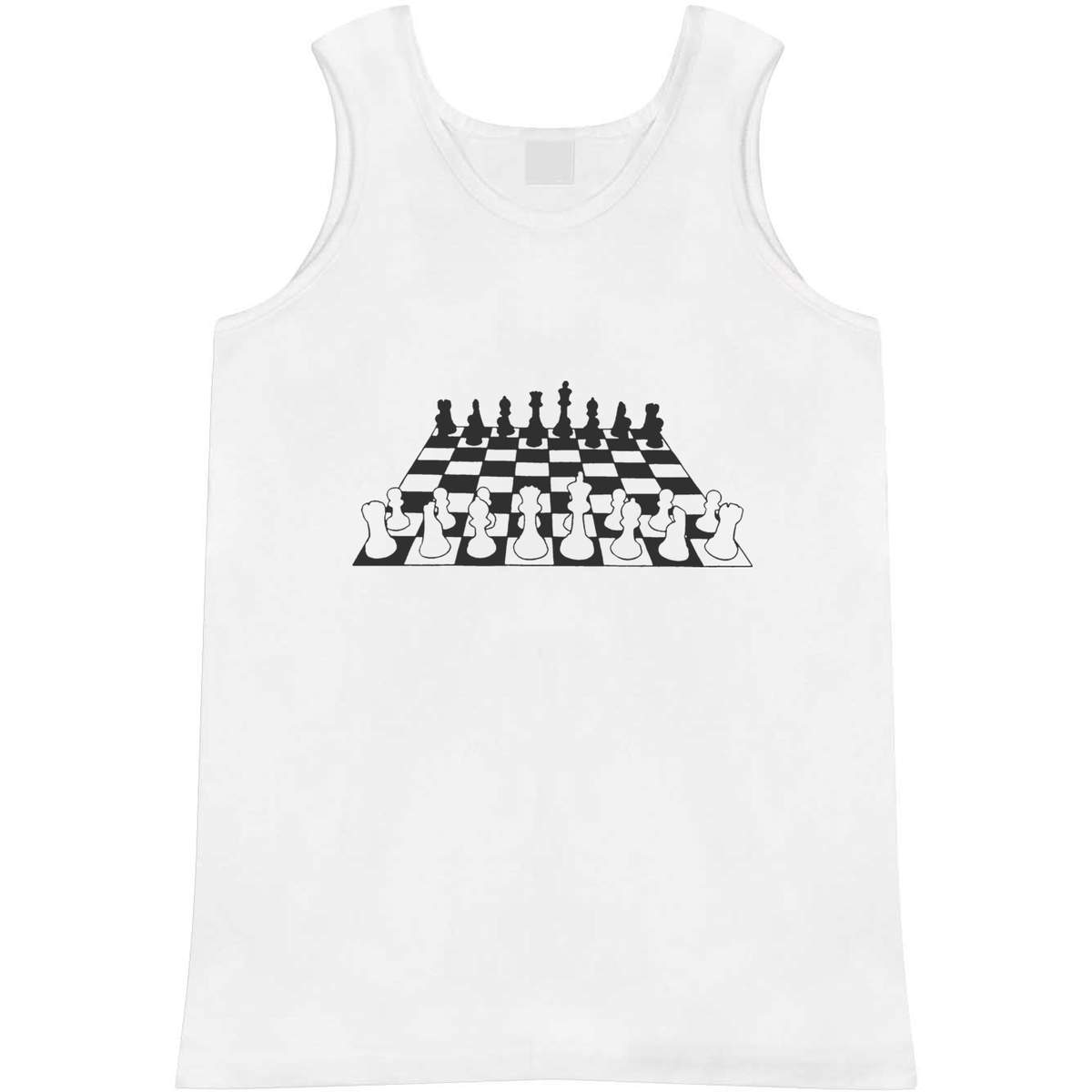 Small 'Chess Board & Pieces' Adult Vest / Tank Top (AV00006373)