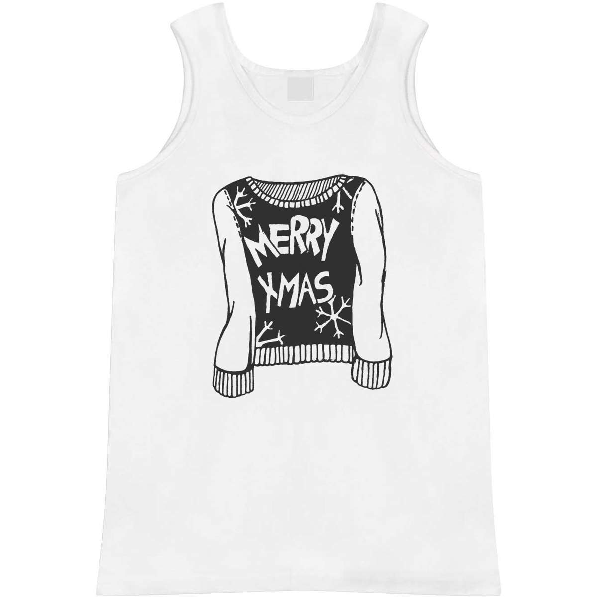 'Merry Xmas Jumper' Adult Vest / Tank Top (AV002792)