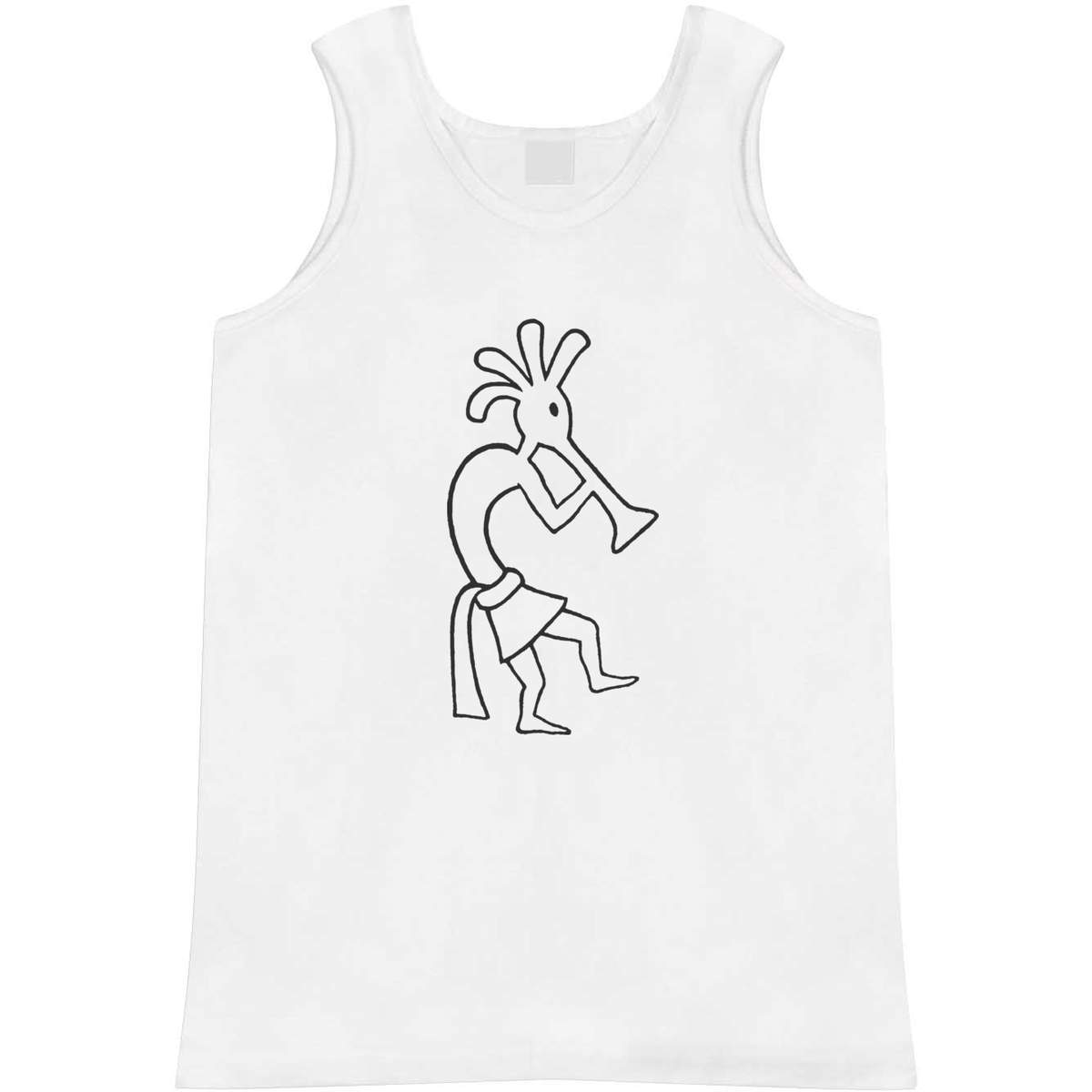 Small 'Kokopelli' Adult Vest / Tank Top (AV00010273)