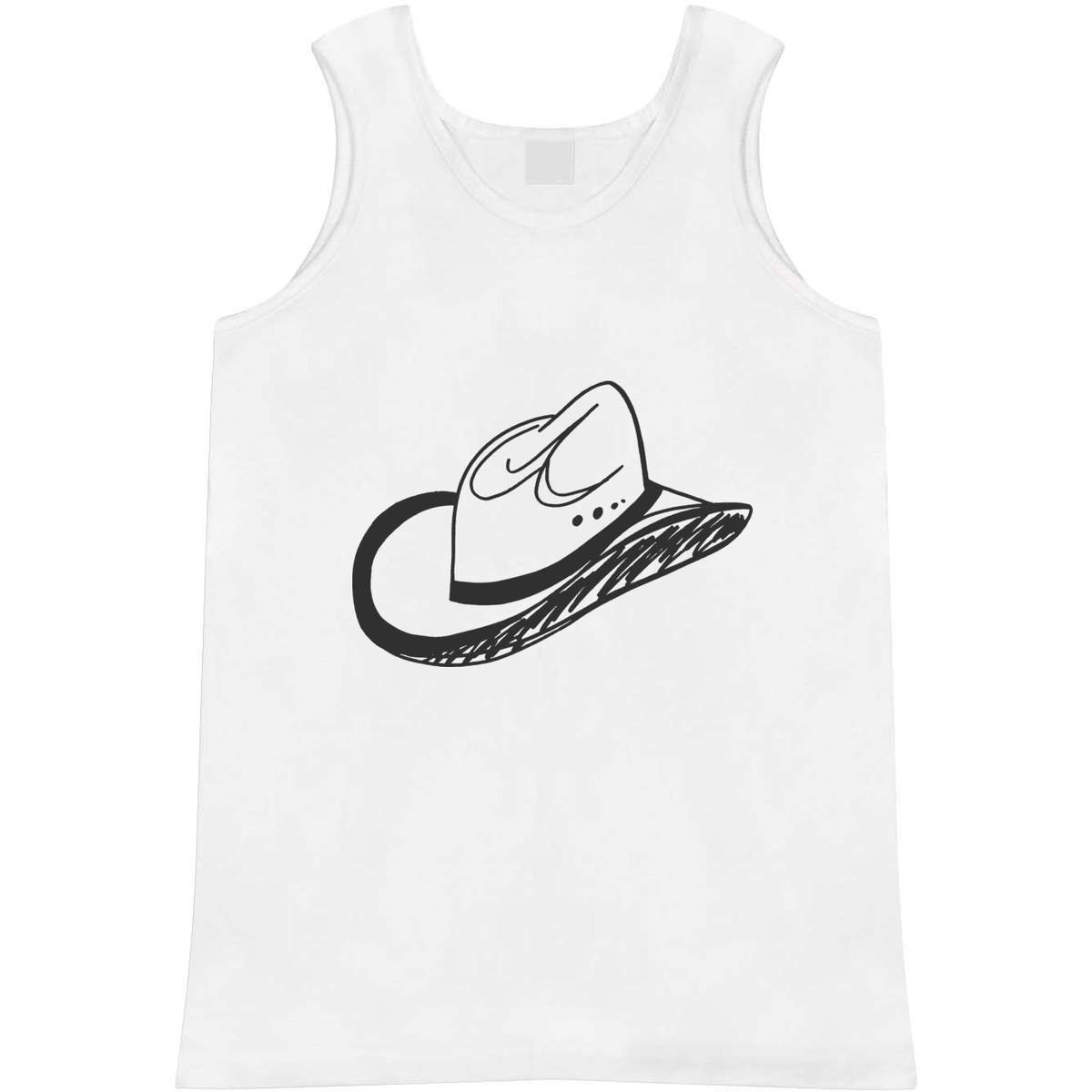 'Cowboy Hat' Adult Vest / Tank Top (AV022358)