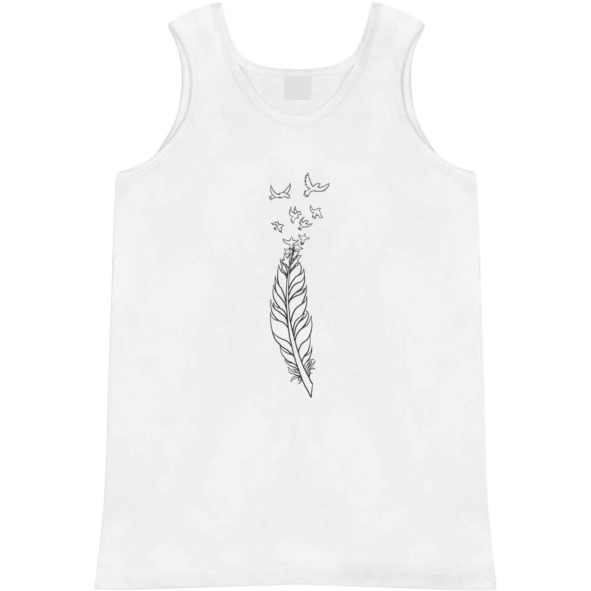 'Bird Feather' Adult Vest / Tank Top (AV013839)
