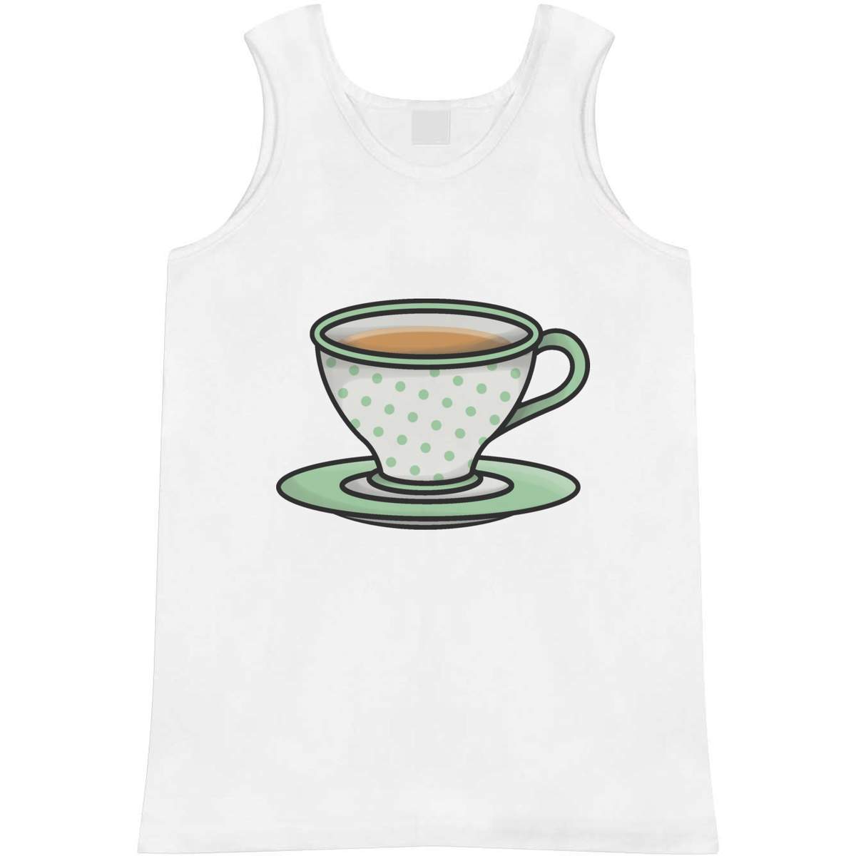 'Cup Of Tea' Adult Vest / Tank Top (AV025590)