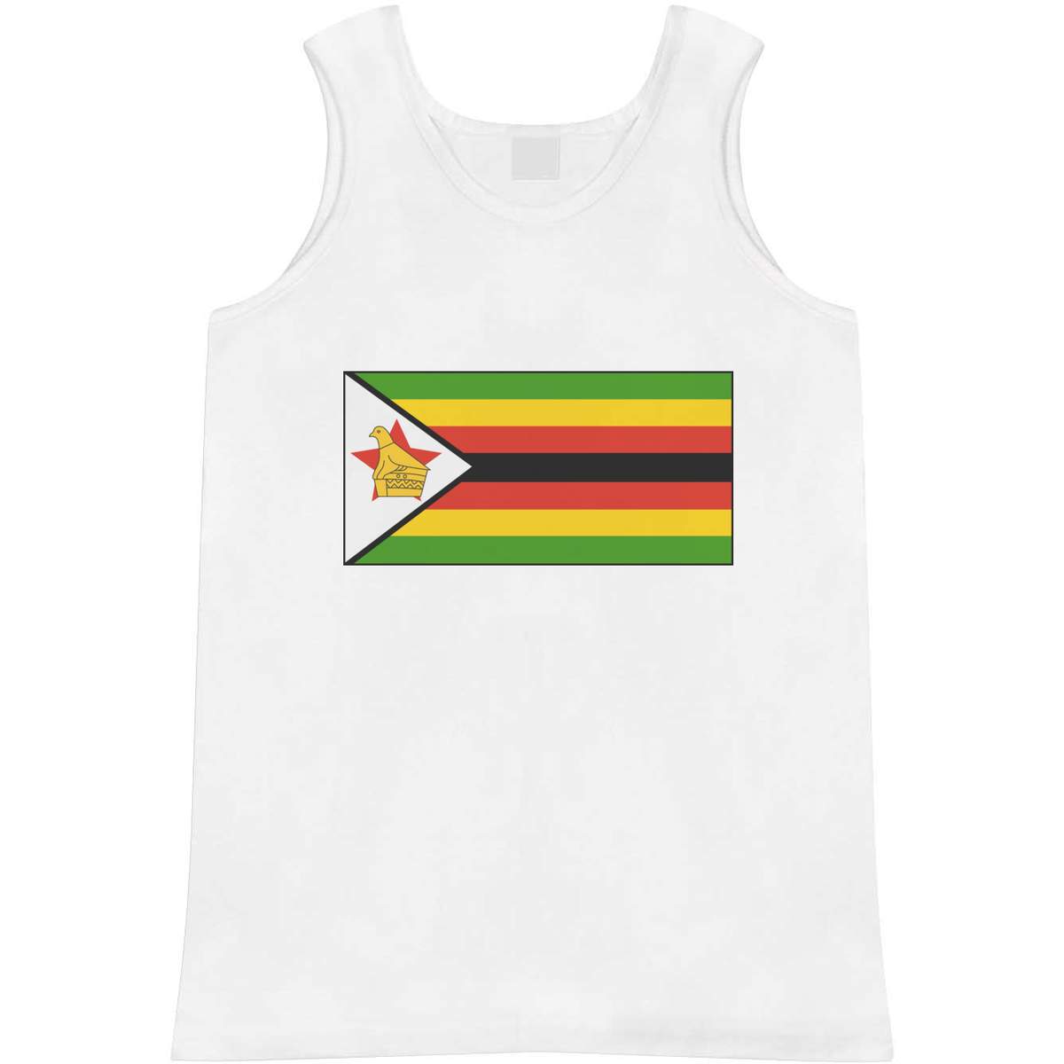 Small 'Zimbabwe Flag' Adult Vest / Tank Top (AV00016185)