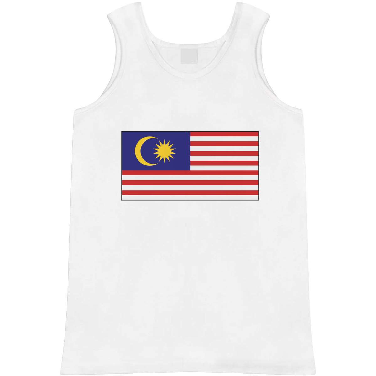 Small 'Malaysia Flag' Adult Vest / Tank Top (AV00016613)