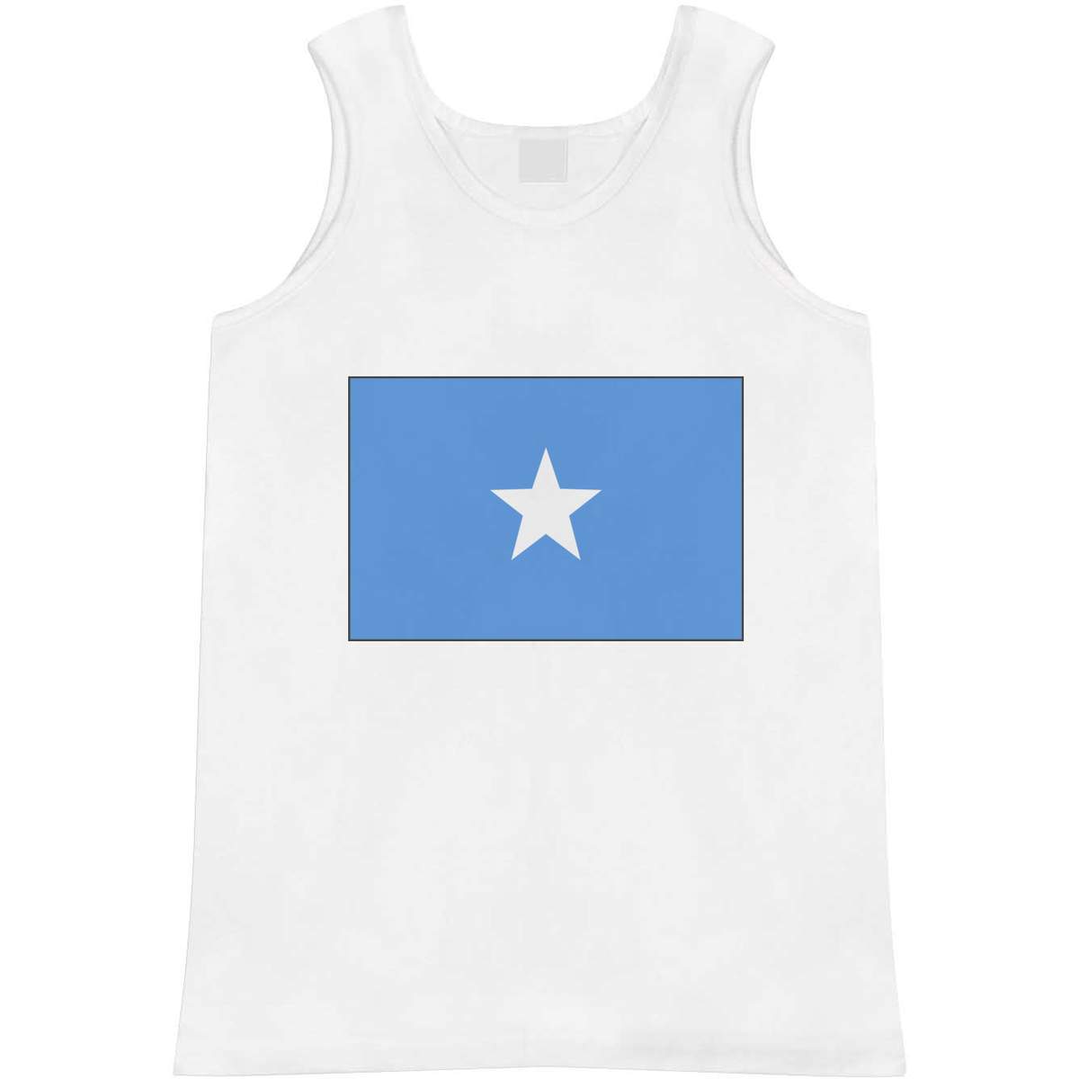 Small 'Somalia Flag' Adult Vest / Tank Top (AV00016629)