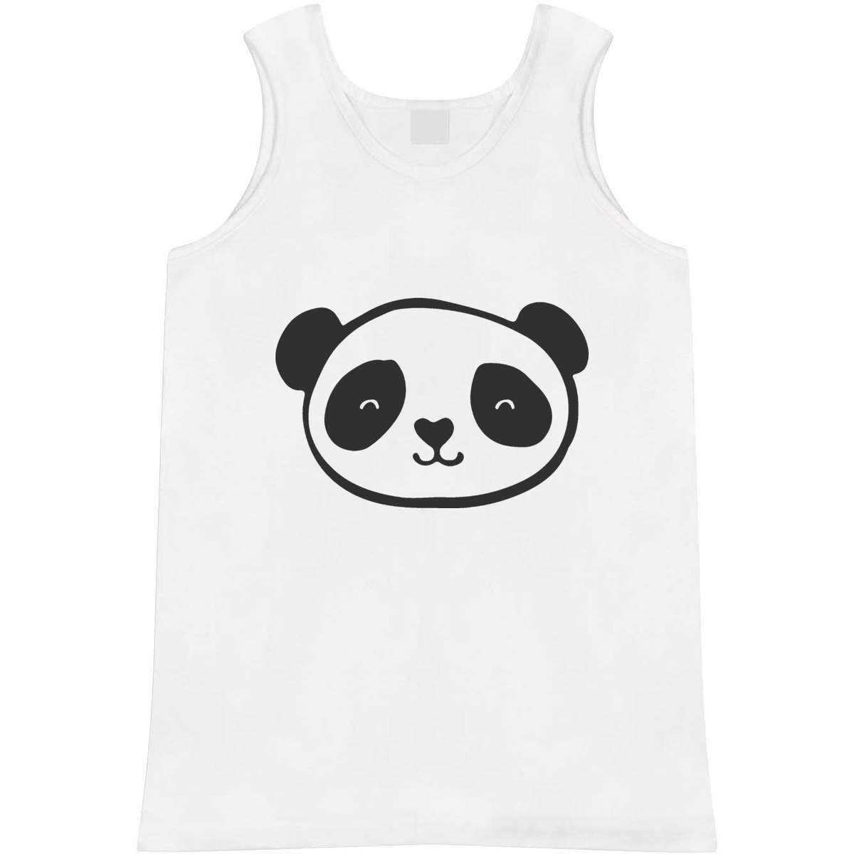 'Panda Head' Adult Vest / Tank Top (AV017125)