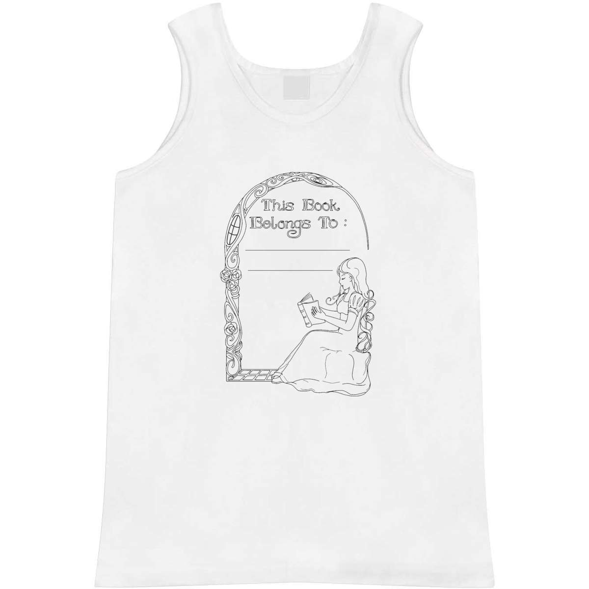 'This Book Belongs To' Adult Vest / Tank Top (AV004180)