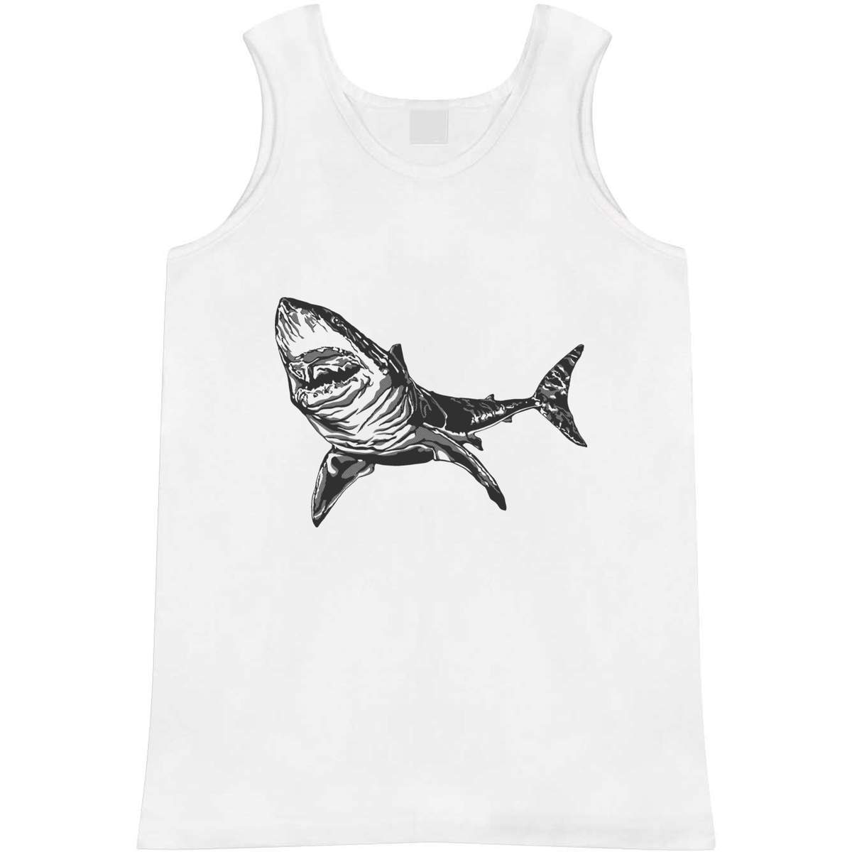 'Great White Shark' Adult Vest / Tank Top (AV023295)