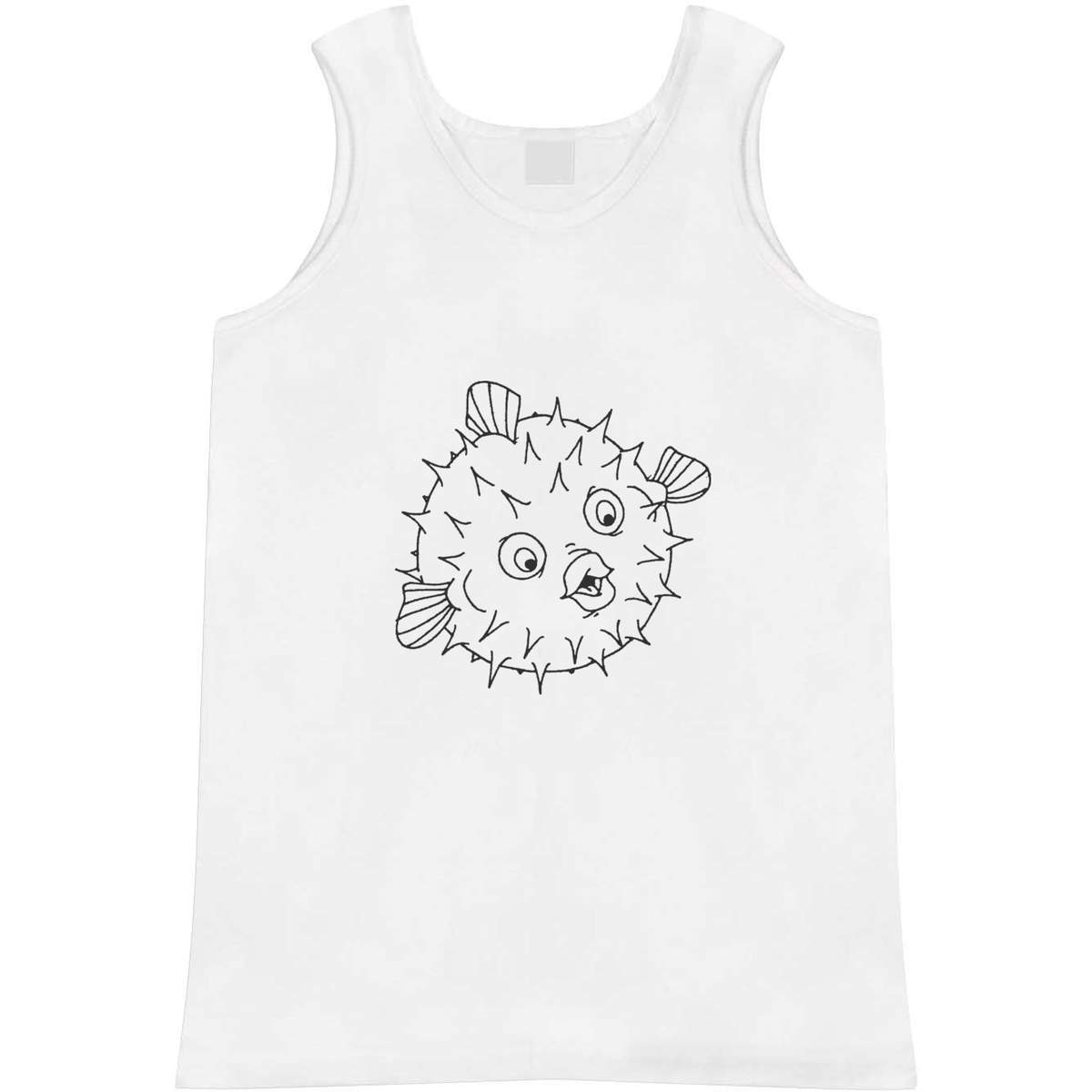 Small 'Puffer Fish' Adult Vest / Tank Top (AV00023233)