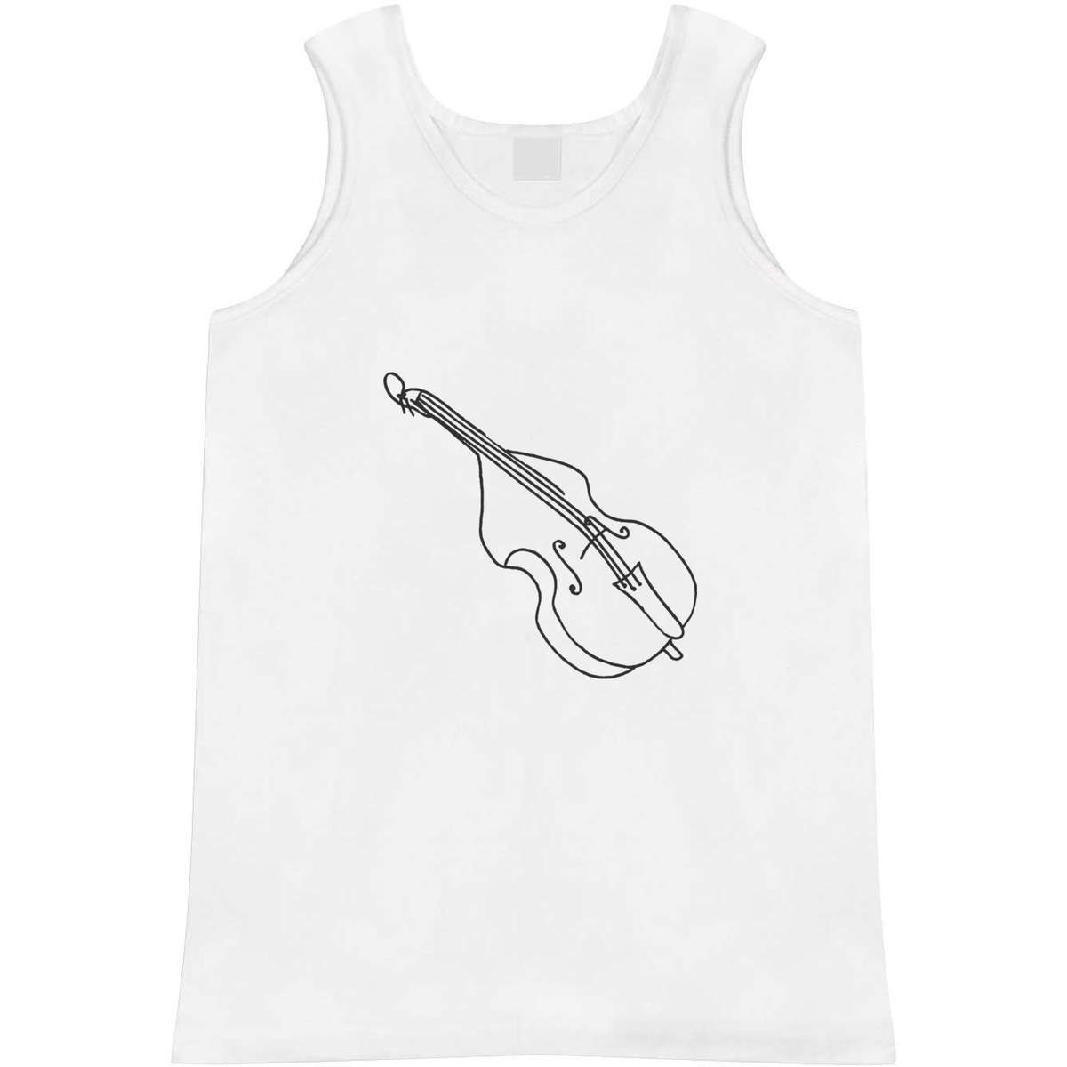 Small 'Double Bass' Adult Vest / Tank Top (AV00028045)