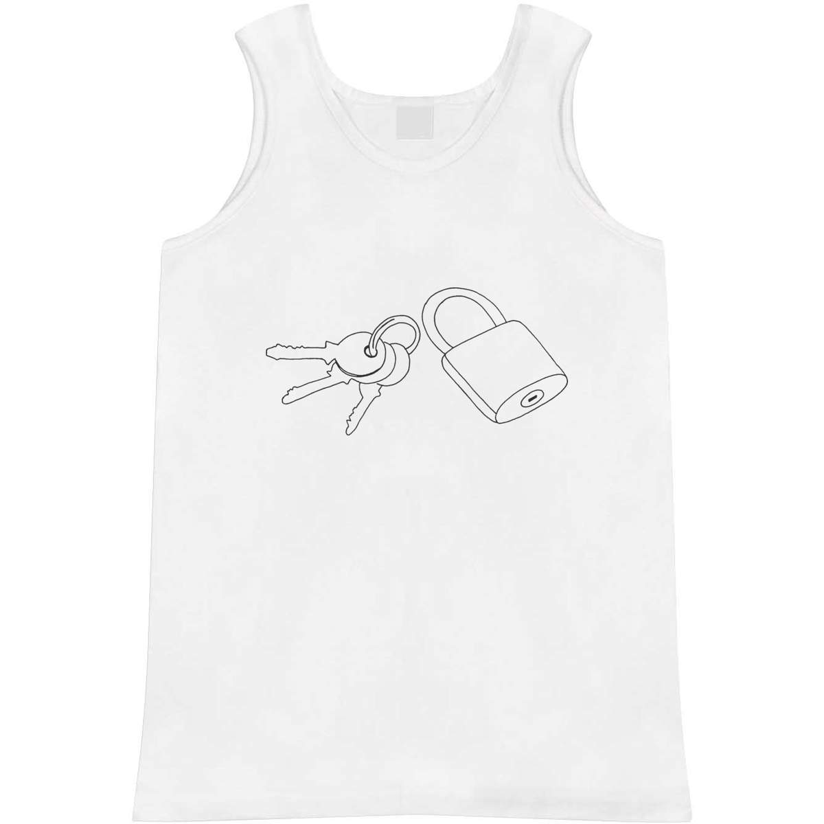 'Lock & Keys' Adult Vest / Tank Top (AV023861)