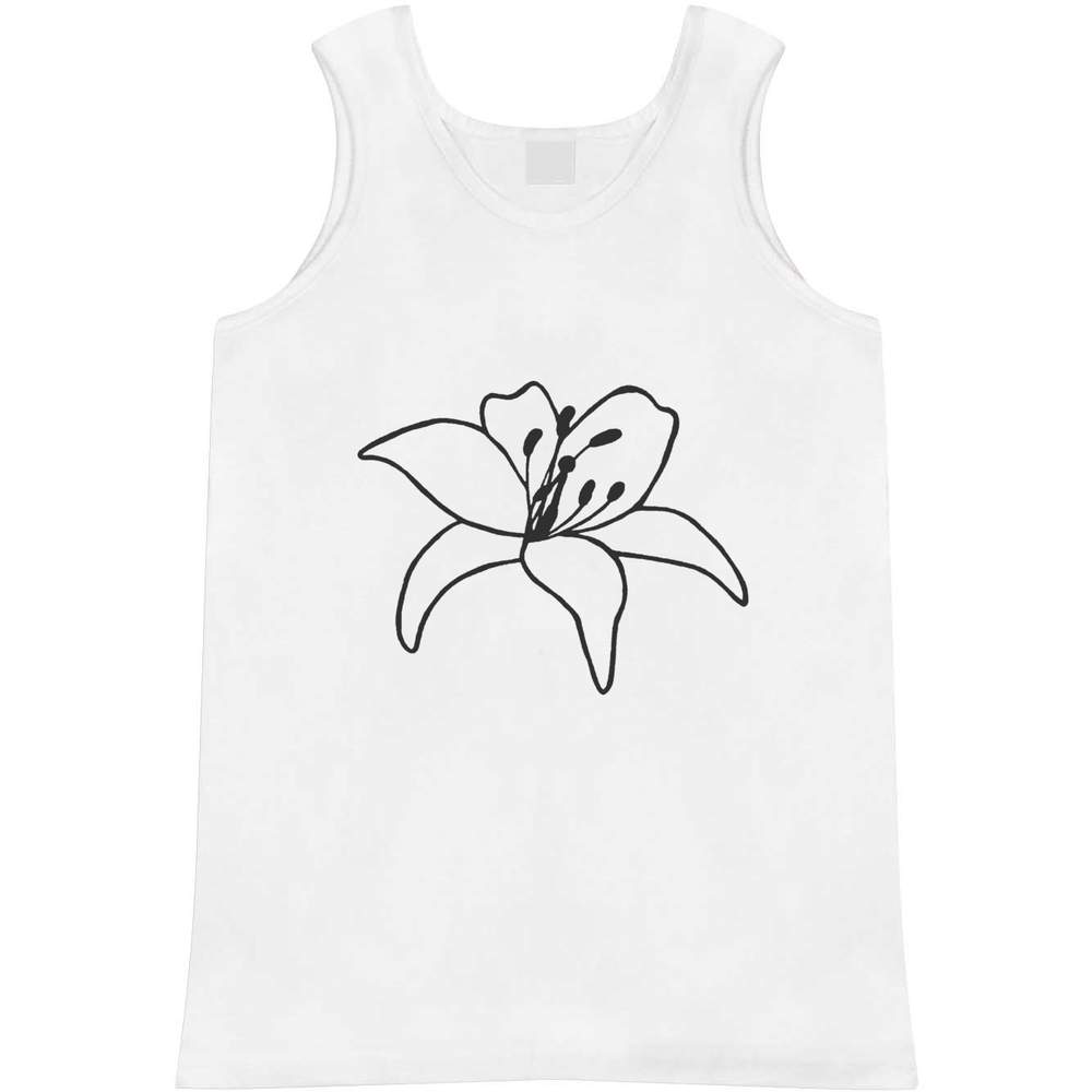 'Lily Flower' Adult online shopping At the price of surprise Vest Top Tank AV011415