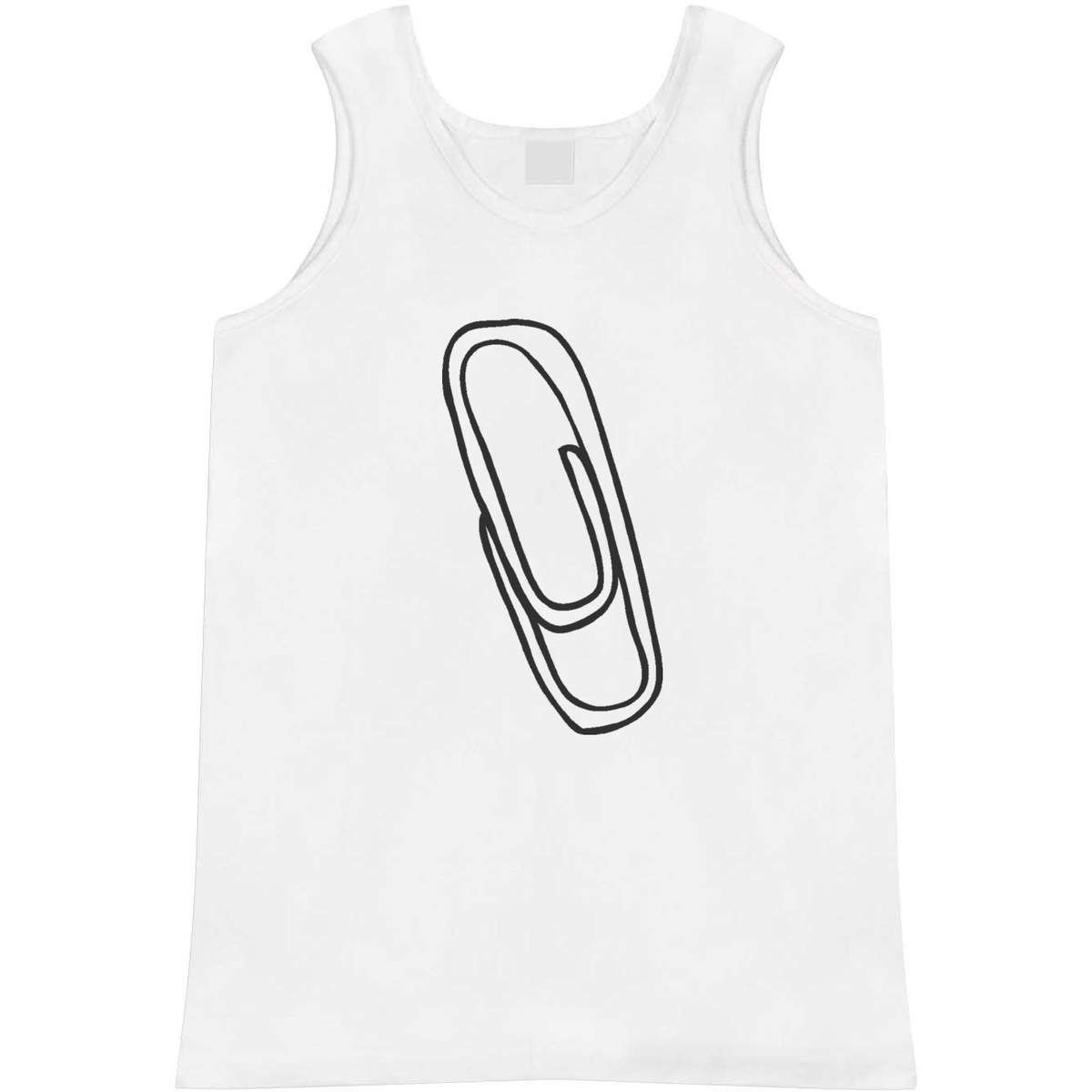 Small 'Paper Clip' Adult Vest / Tank Top (AV00035077)