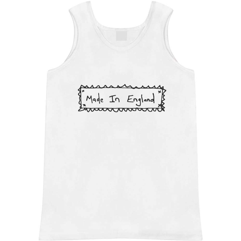 'Made In Special sale item England' Adult Vest Tank Top AV003612 Max 65% OFF