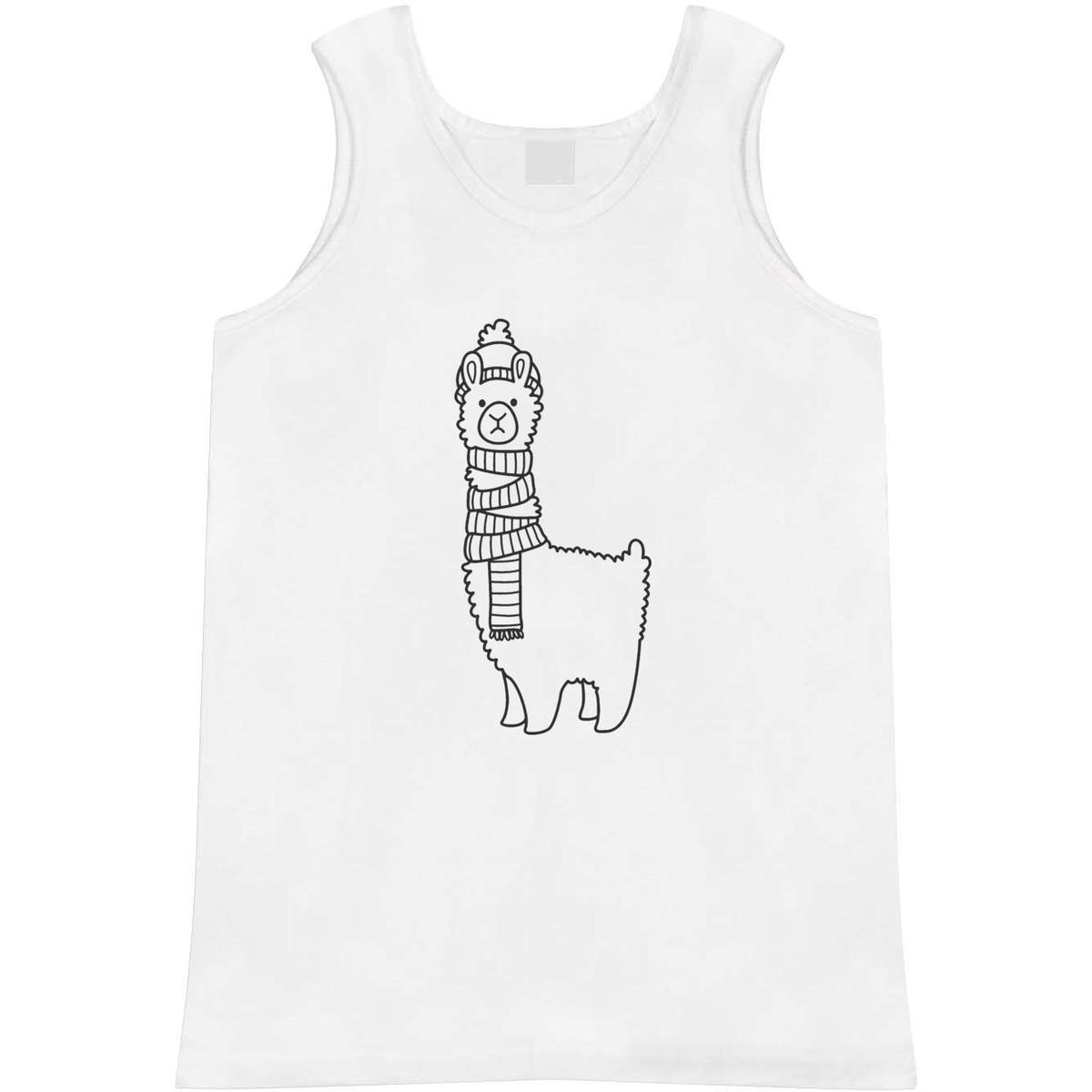 Small 'Knitwear Llama' Adult Vest / Tank Top (AV00045033)
