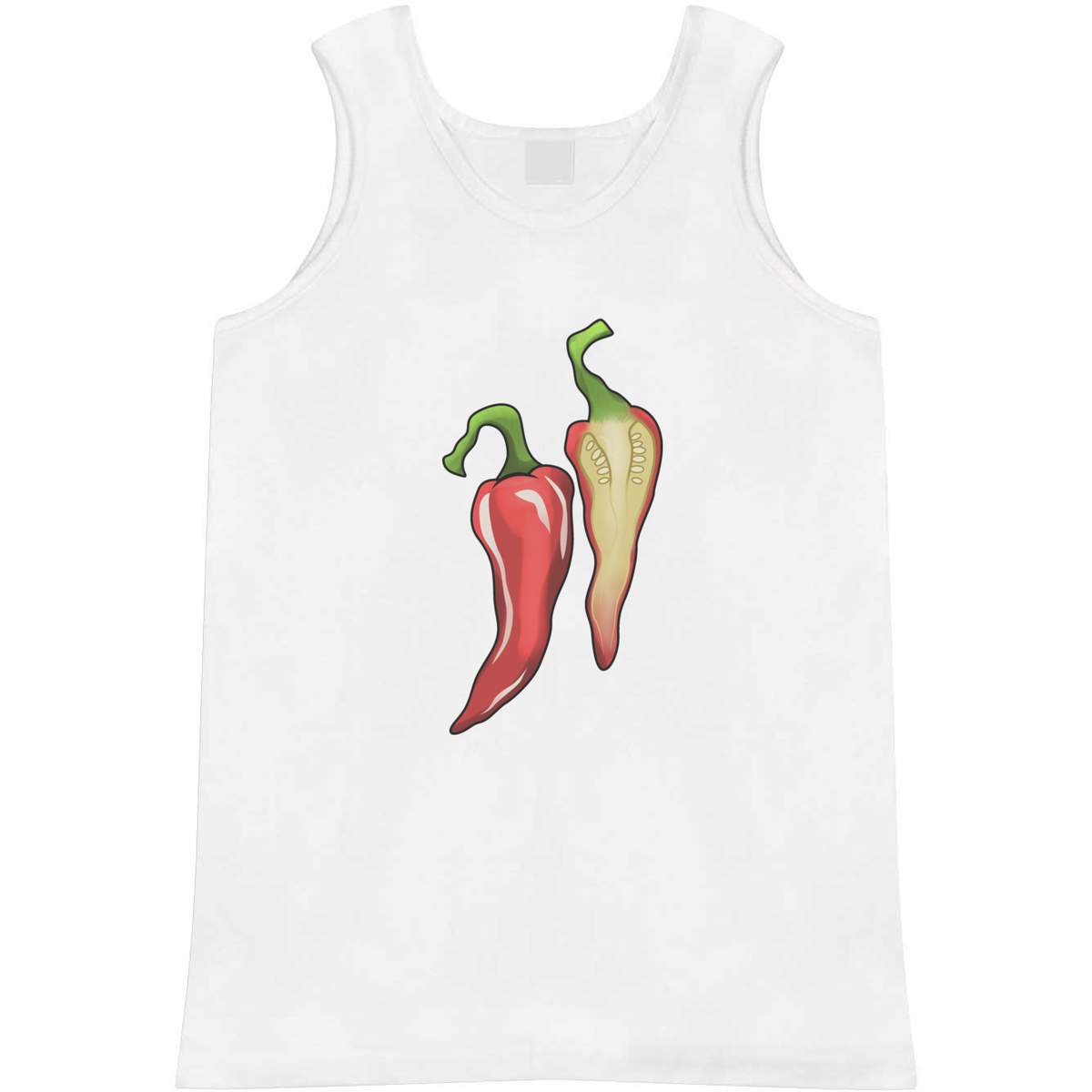 'Chili Peppers' Adult Vest / Tank Top (AV025160)