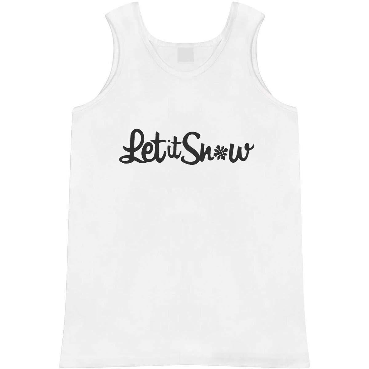 'Let It Snow' Adult Vest / Tank Top (AV001298)