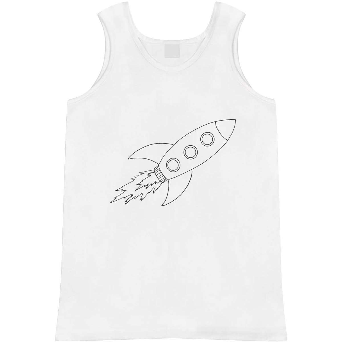 'Space Rocket' Adult Vest / Tank Top (AV018149)